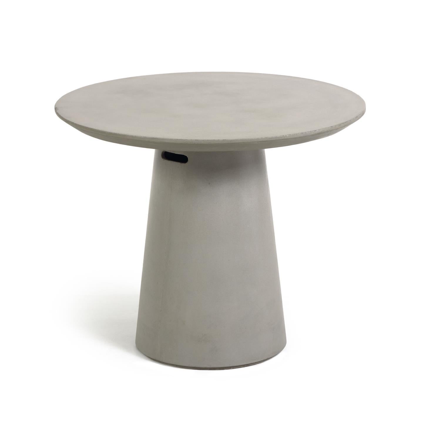 Itai outdoor round cement table, Ø 90 cm - Product Image