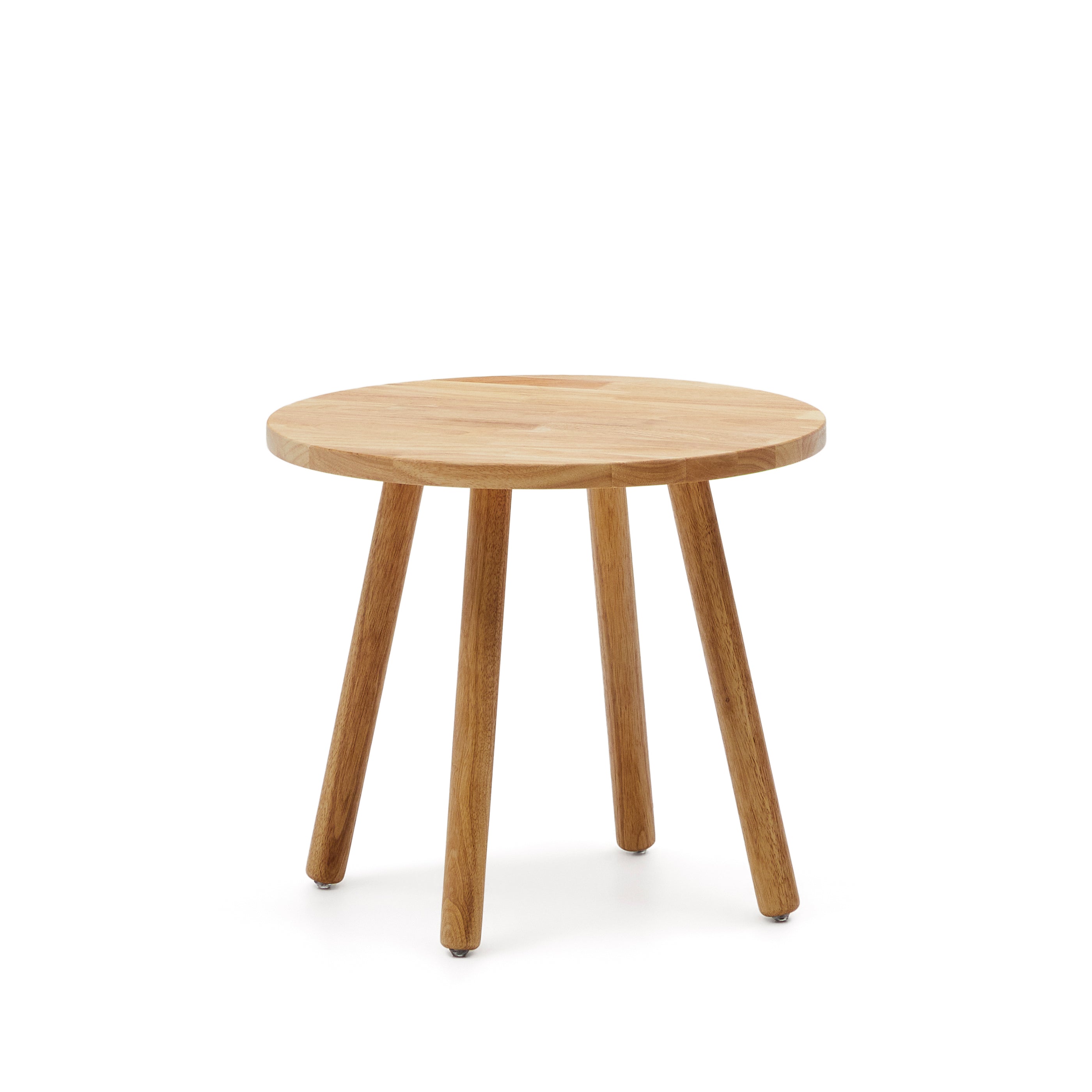 Round Dilcia kids table in solid rubber wood Ø 55 cm - Product Image