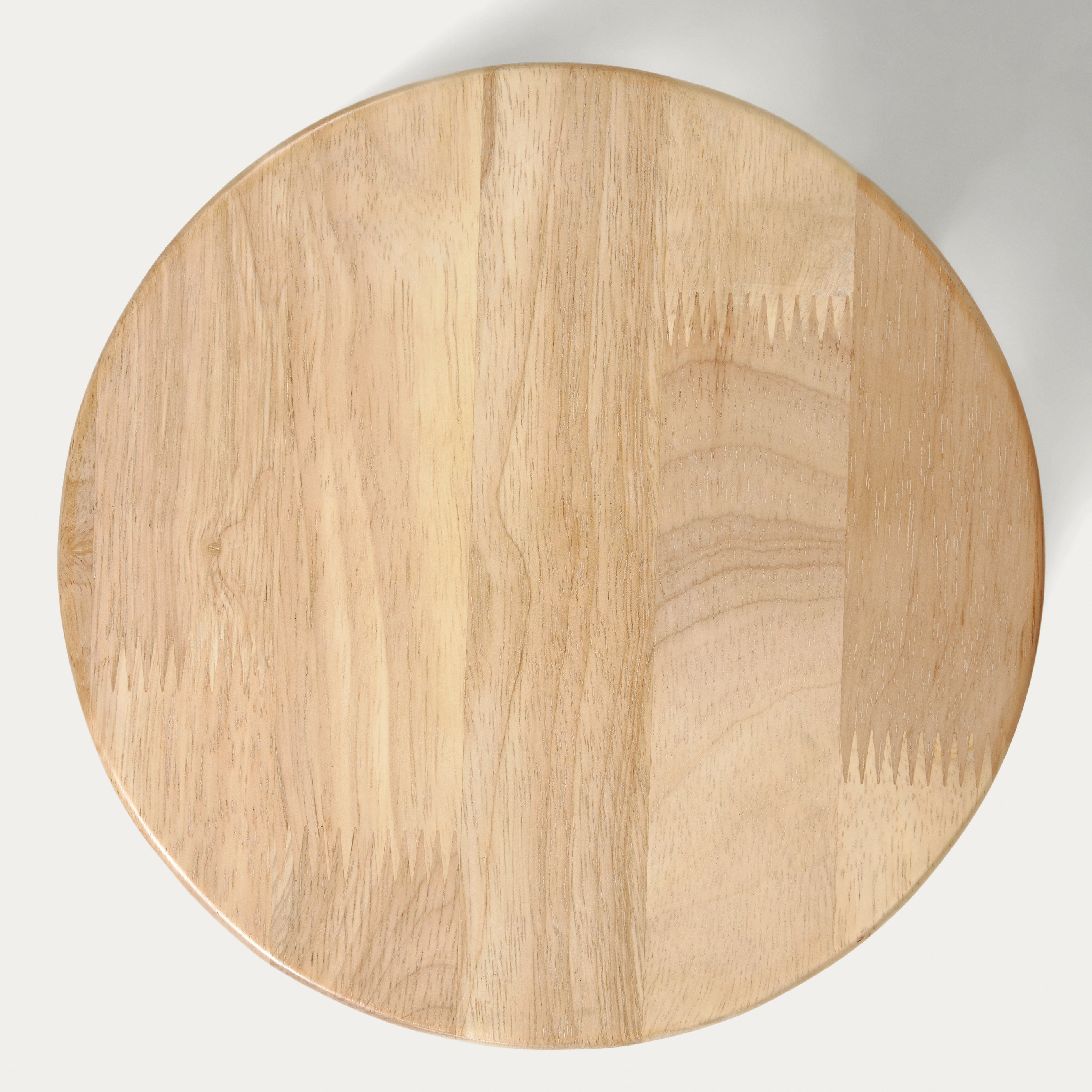 Dilcia kids stool in solid rubber wood 31 cm high - Product Image