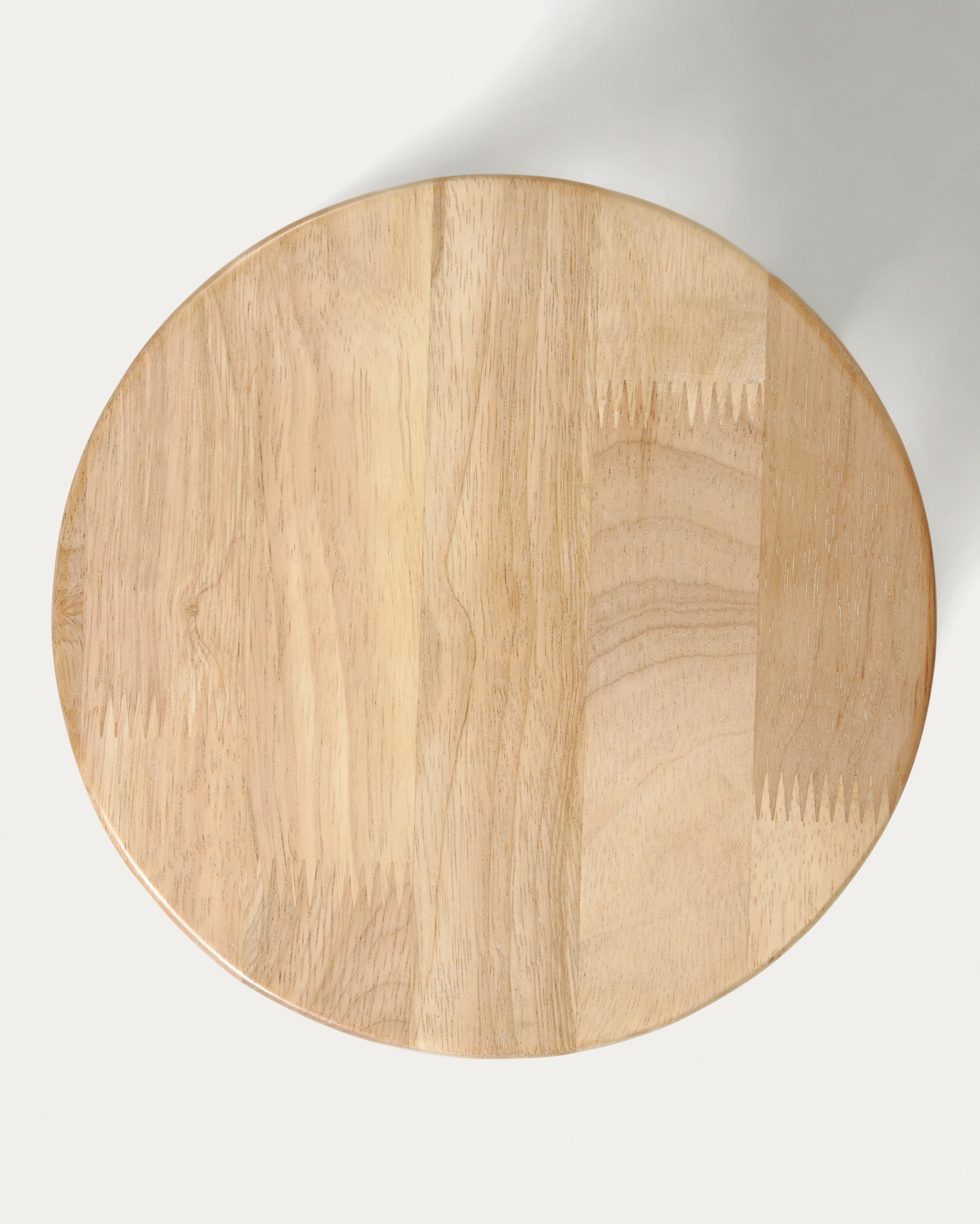Dilcia kids stool in solid rubber wood 31 cm high - Product View
