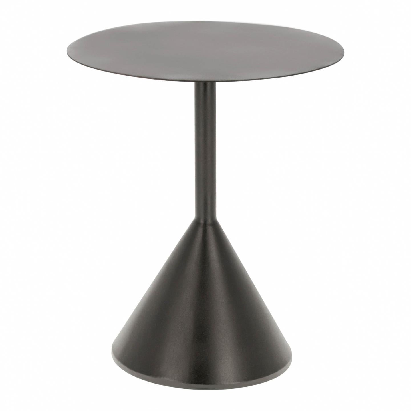 Yinan side table Ø 48 cm black - Product Image