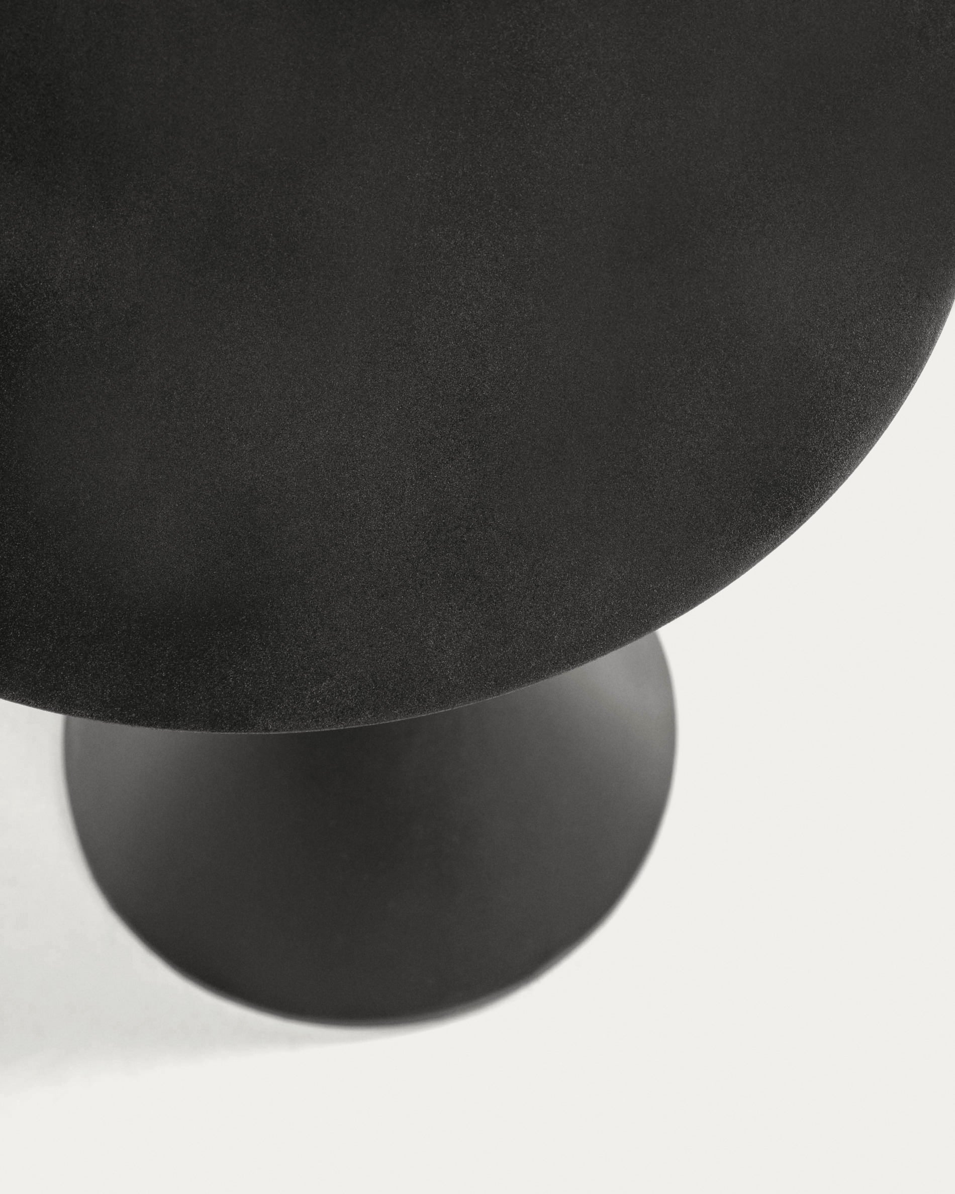 Yinan side table Ø 48 cm black - Detail