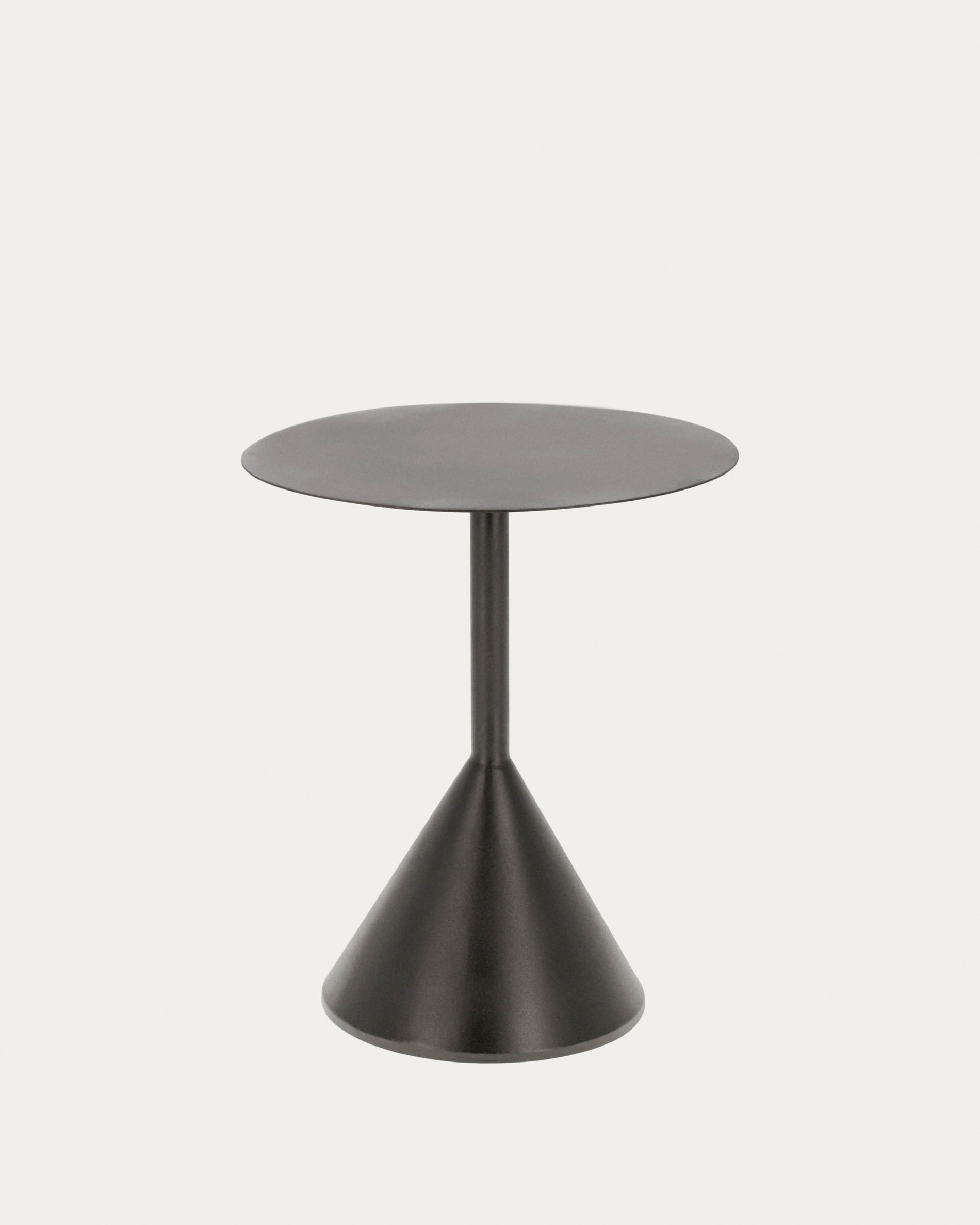 Yinan side table Ø 48 cm black - Product View