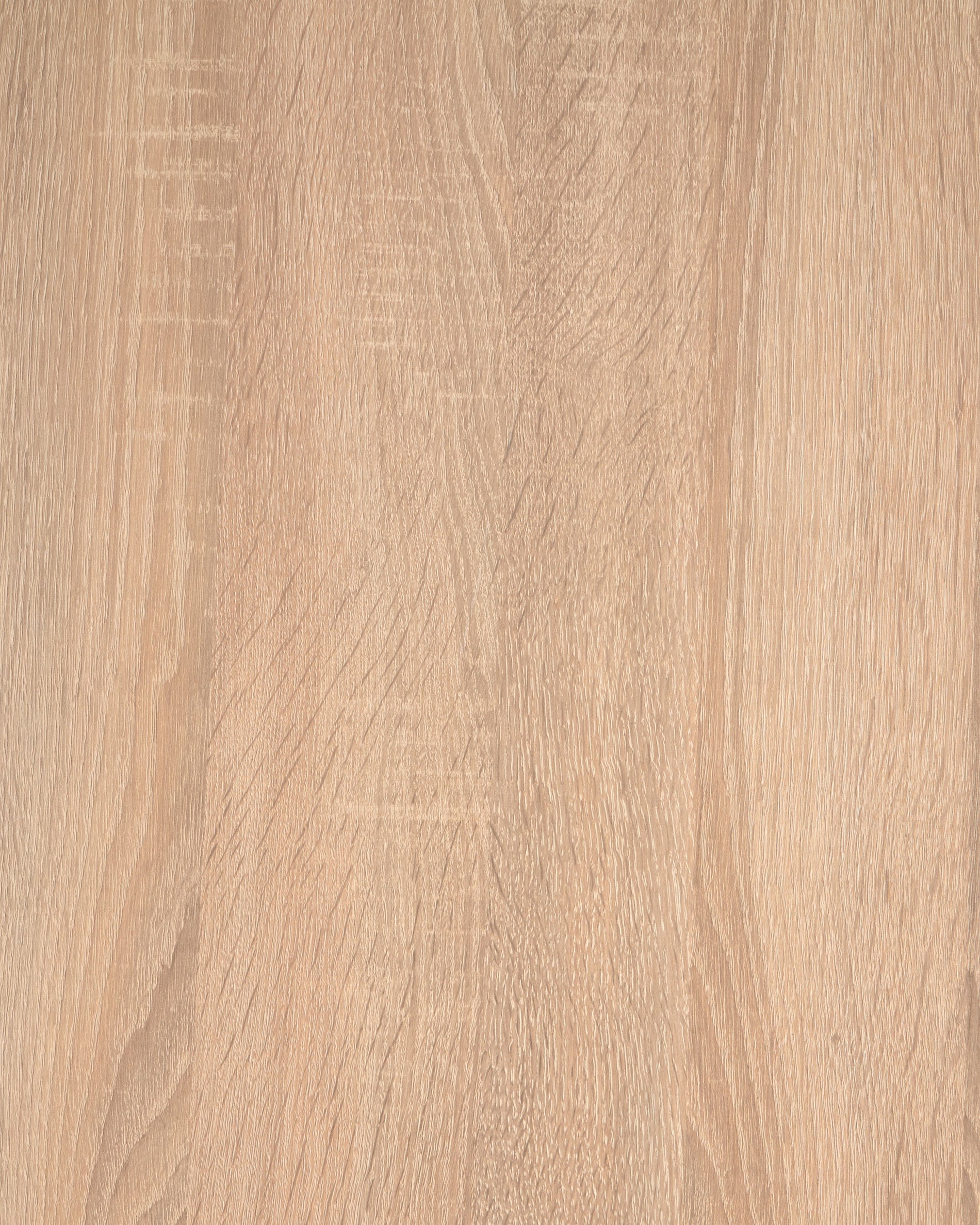 Argo round table in melamine with natural finish and wood-effect steel legs Ø 120 cm - Detail