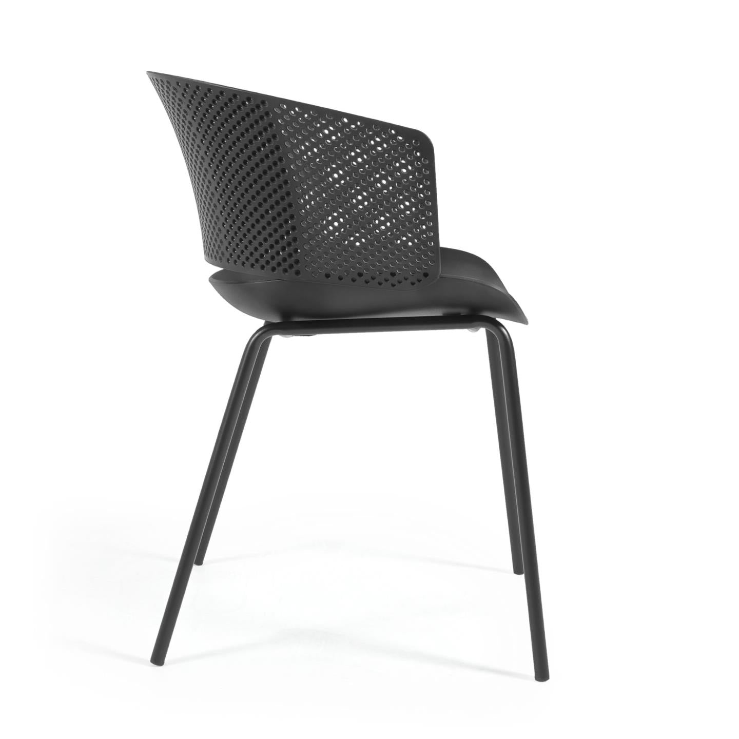 Yeray black garden chair - Product Image