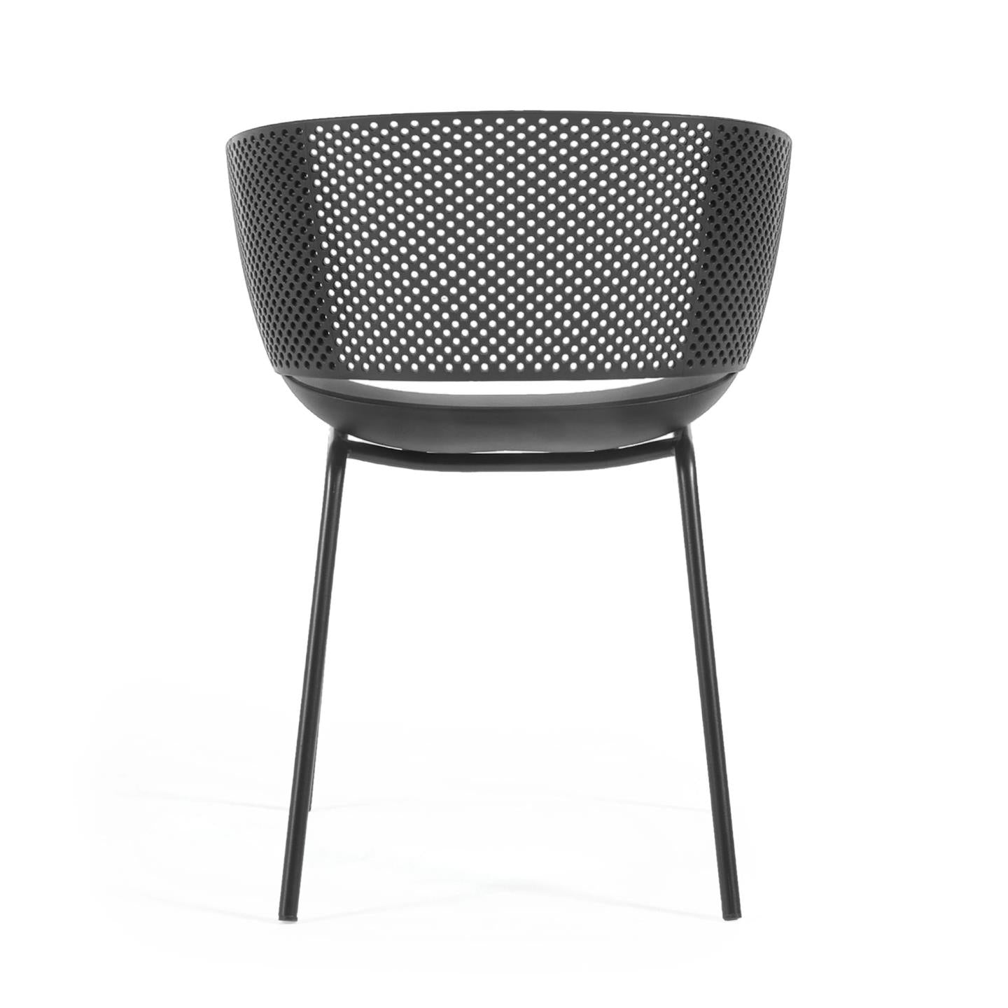 Yeray black garden chair - Product Image