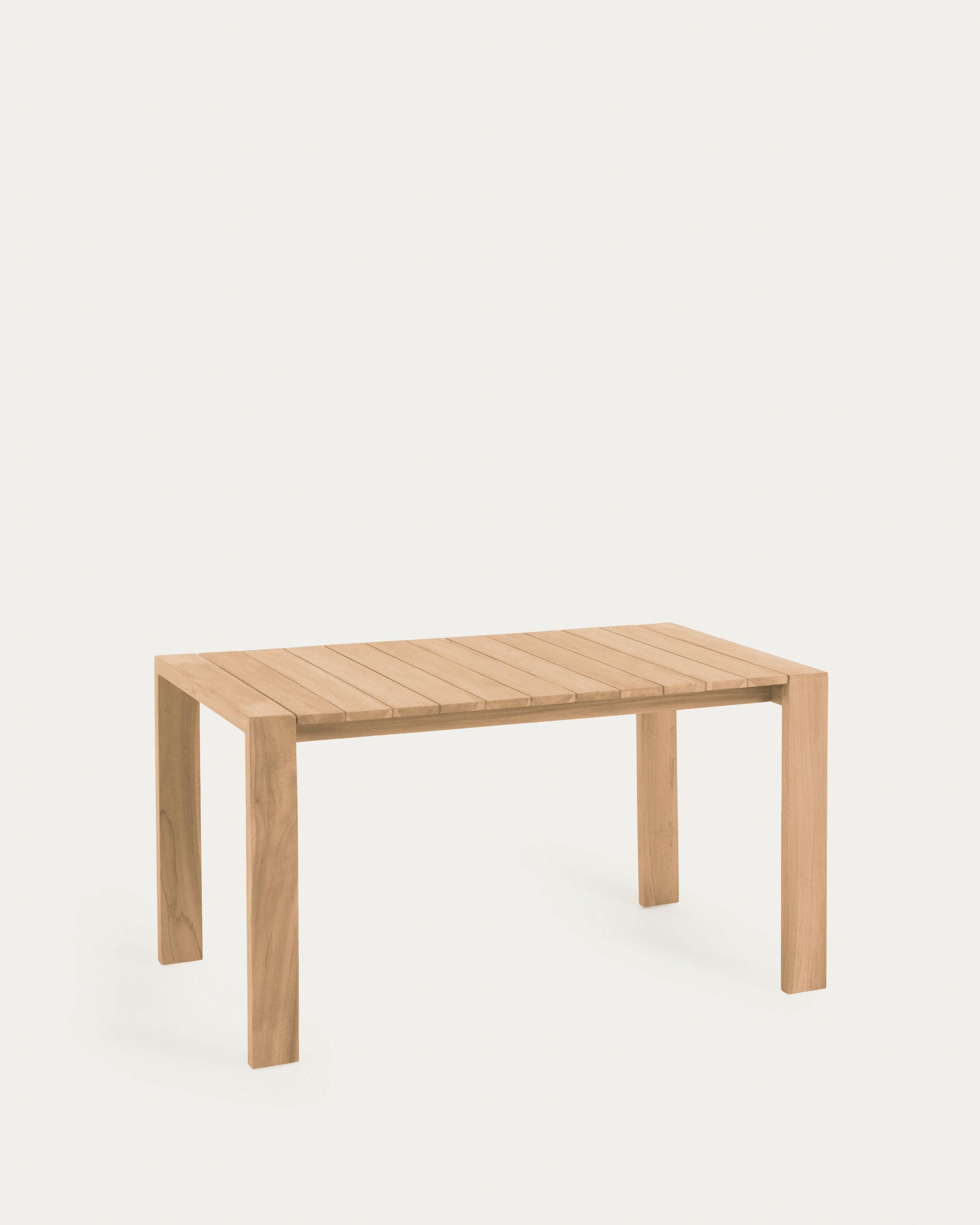 Victoire solid teak outdoor table 160 x 90 cm - Product View