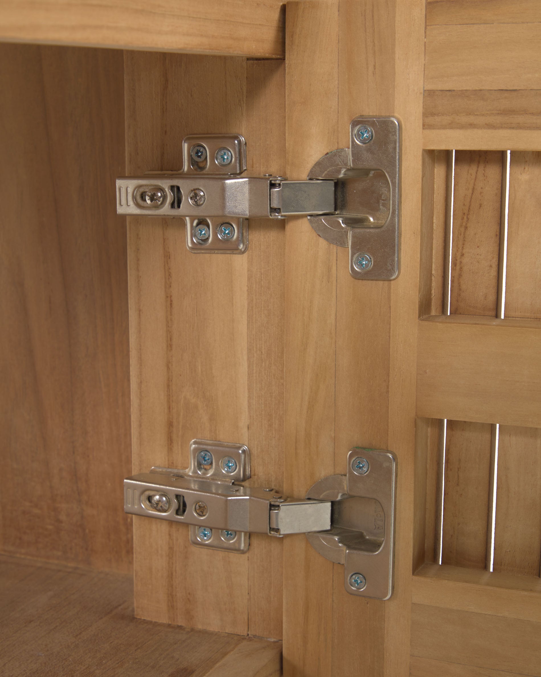 Taciana solid teak bathroom cabinet 60 x 40 cm - Detail