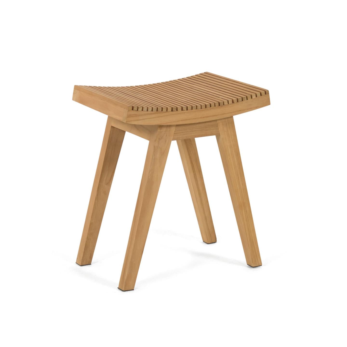 Vicentina solid teak footrest - Product Image