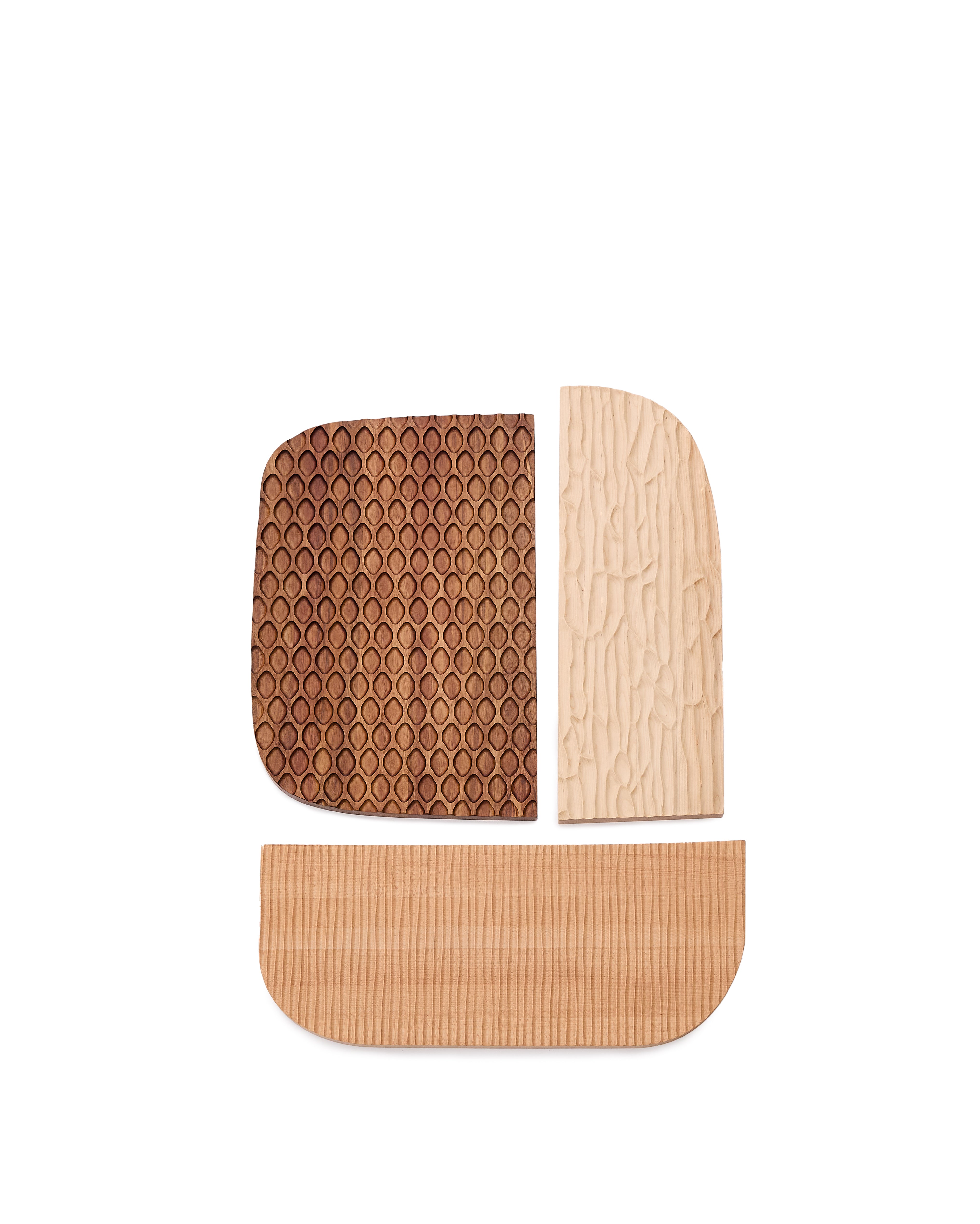 Trivax 3-piece wall panel made of acacia wood FSC 100% - Product Image
