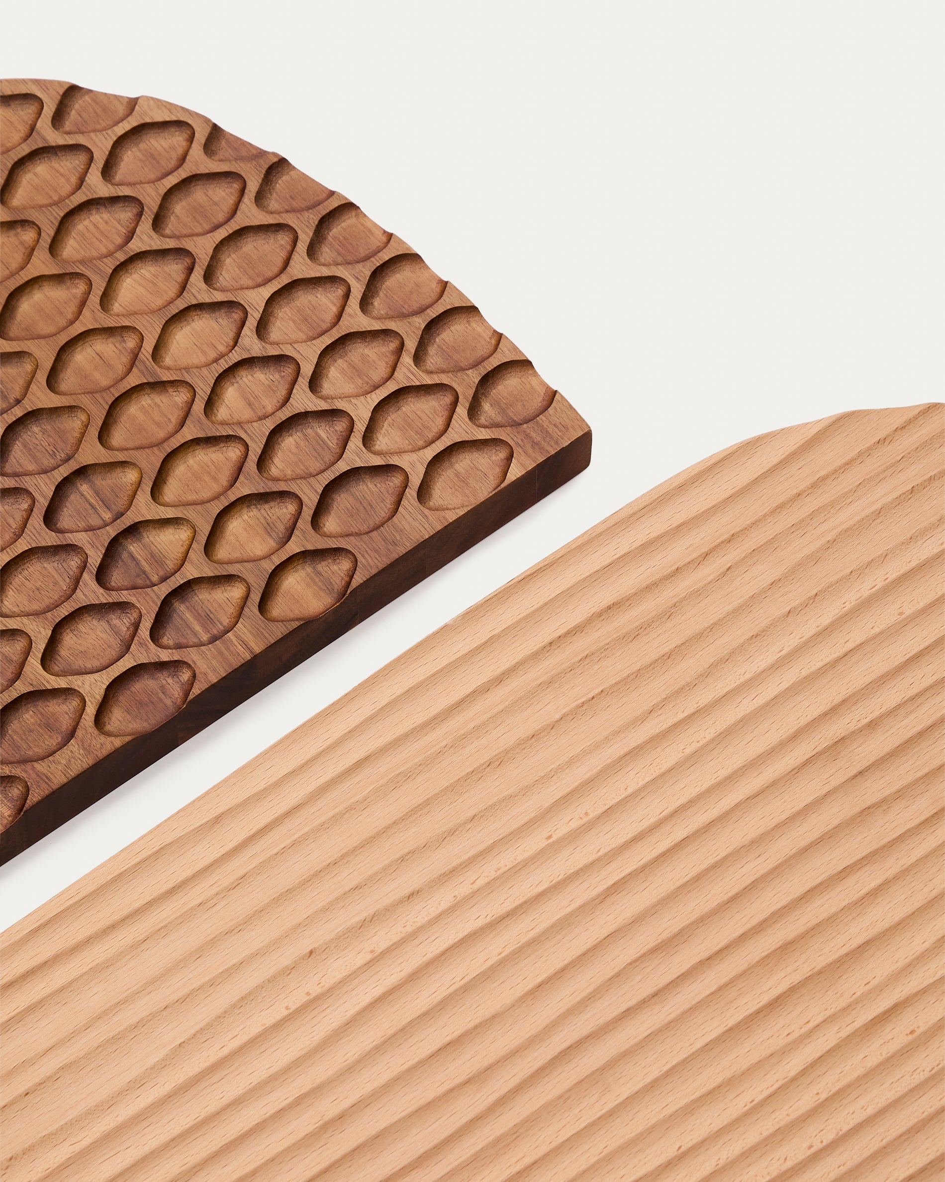 Trivax 4-piece wall panel made of acacia wood FSC 100% - Detail