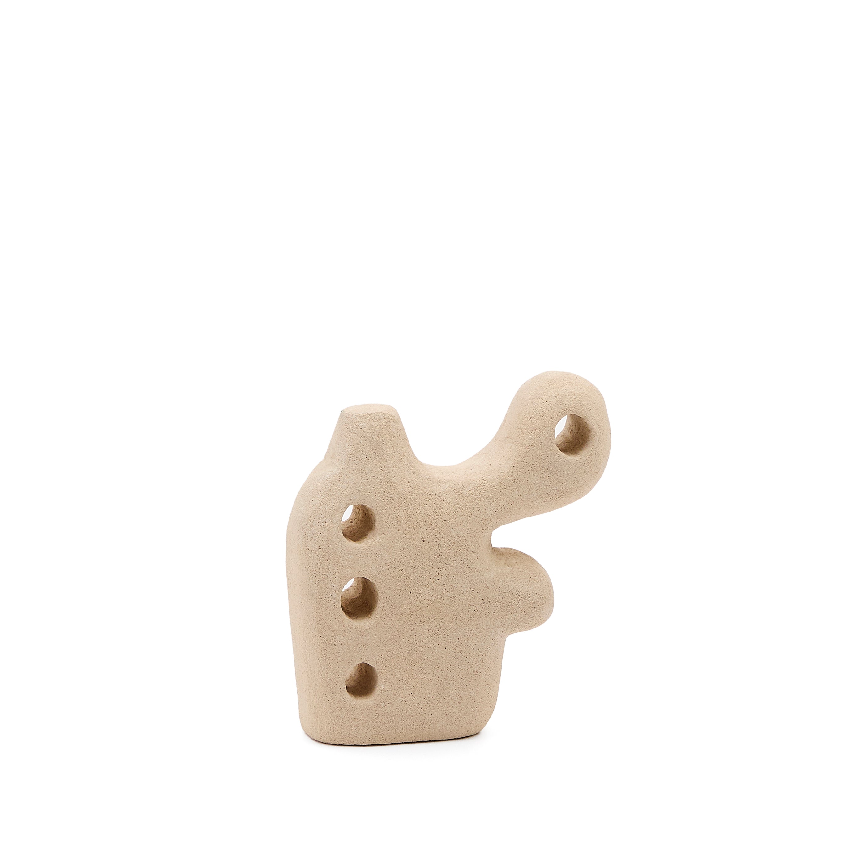 Arif stone sculpture in a beige finish, 20 cm - Product Image