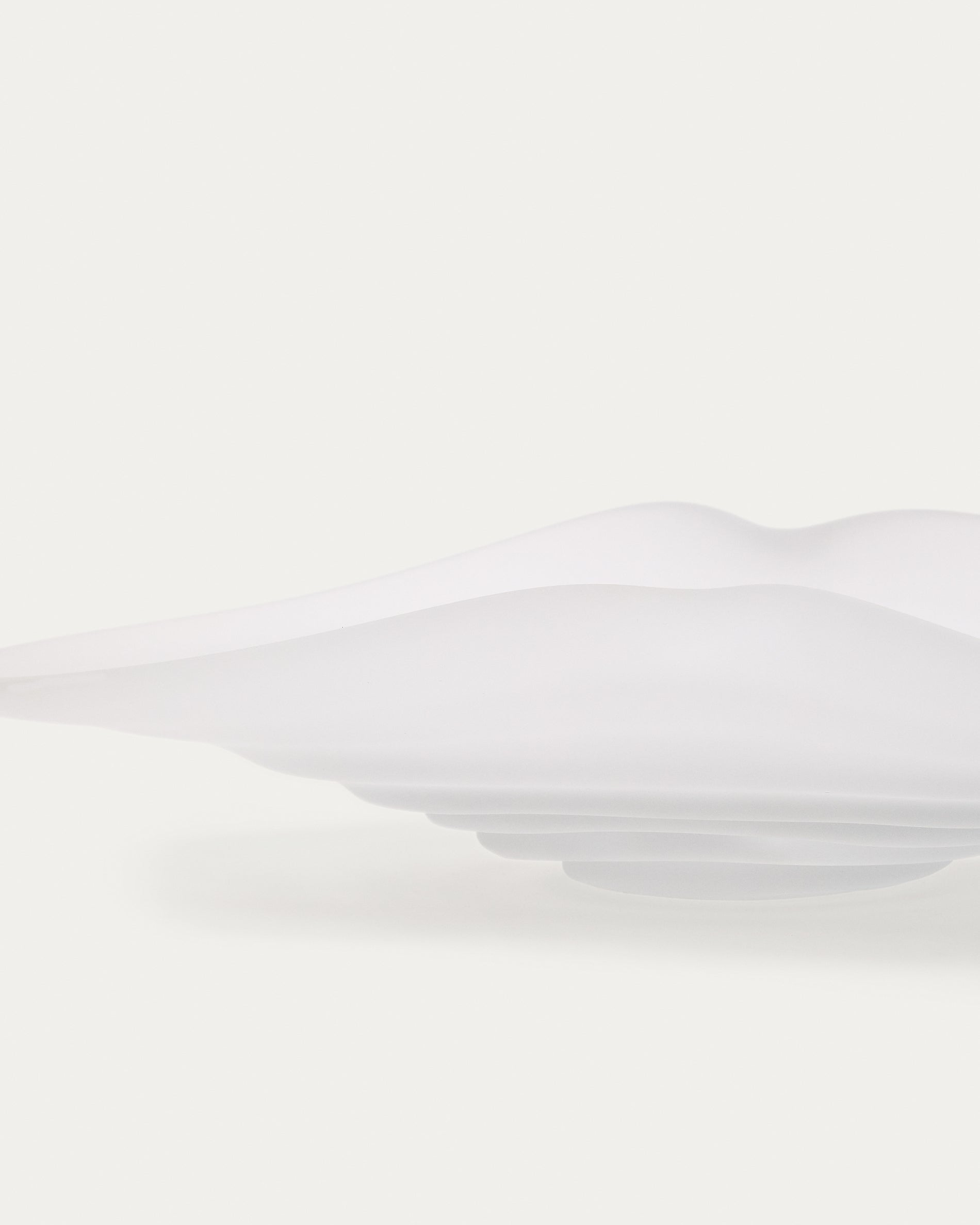 Ondaro frosted glass centrepiece 11cm - Detail