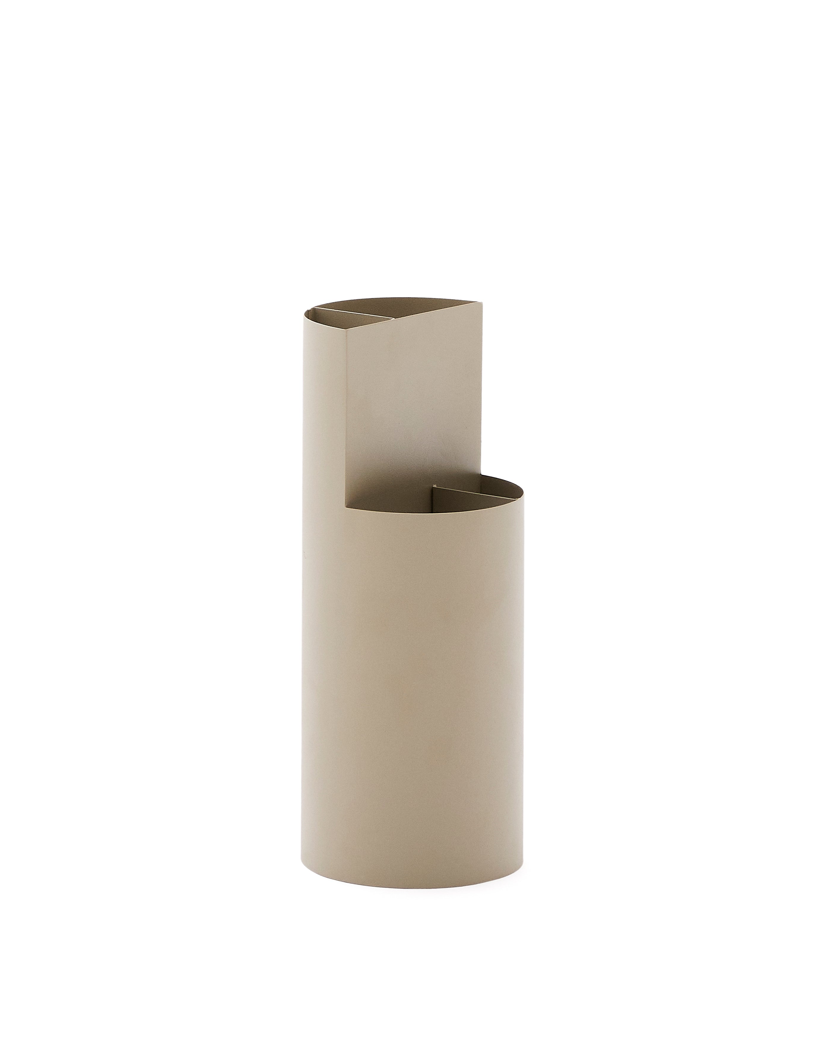 Atin beige metal small umbrella stand - Product Image