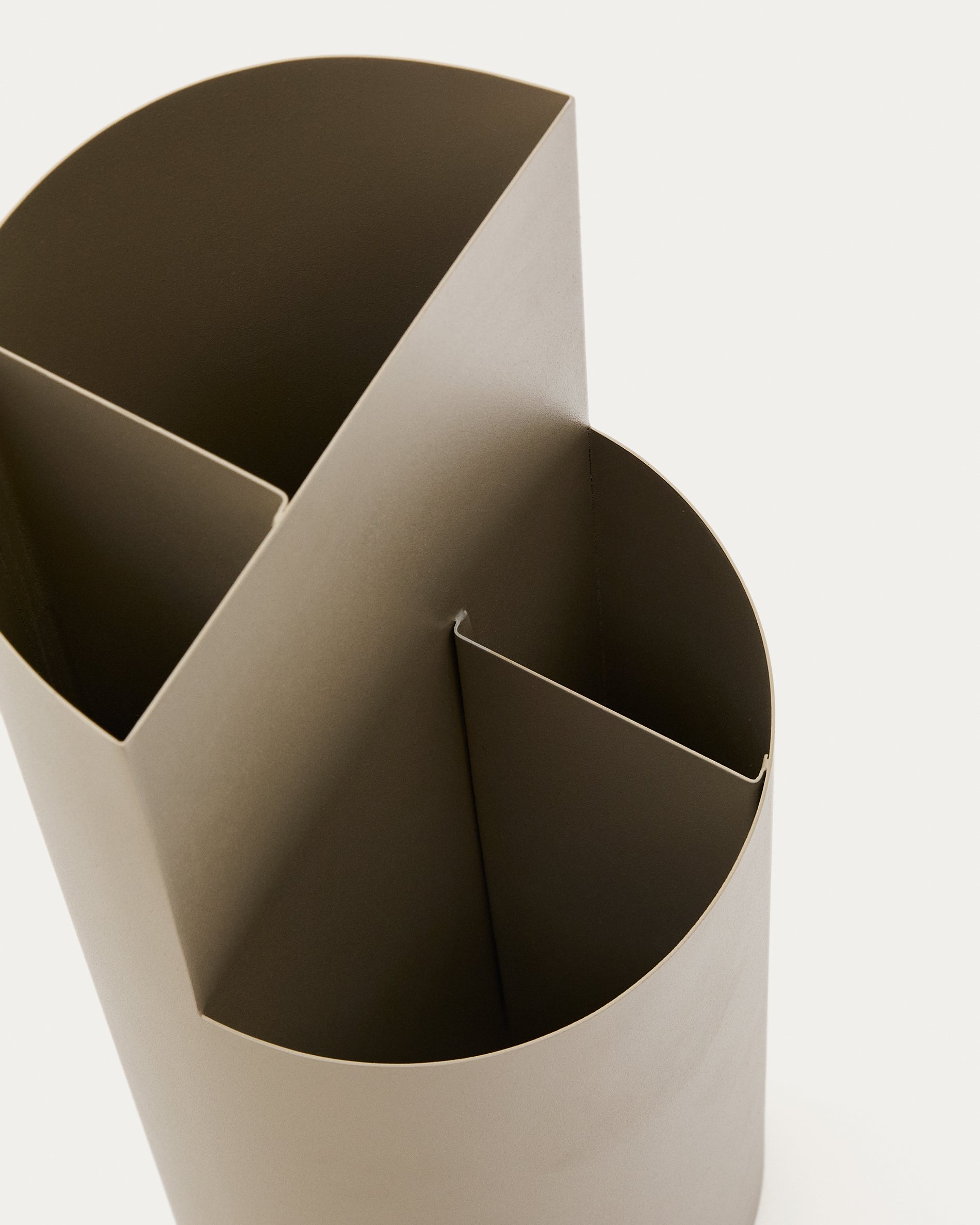Atin beige metal small umbrella stand - Detail