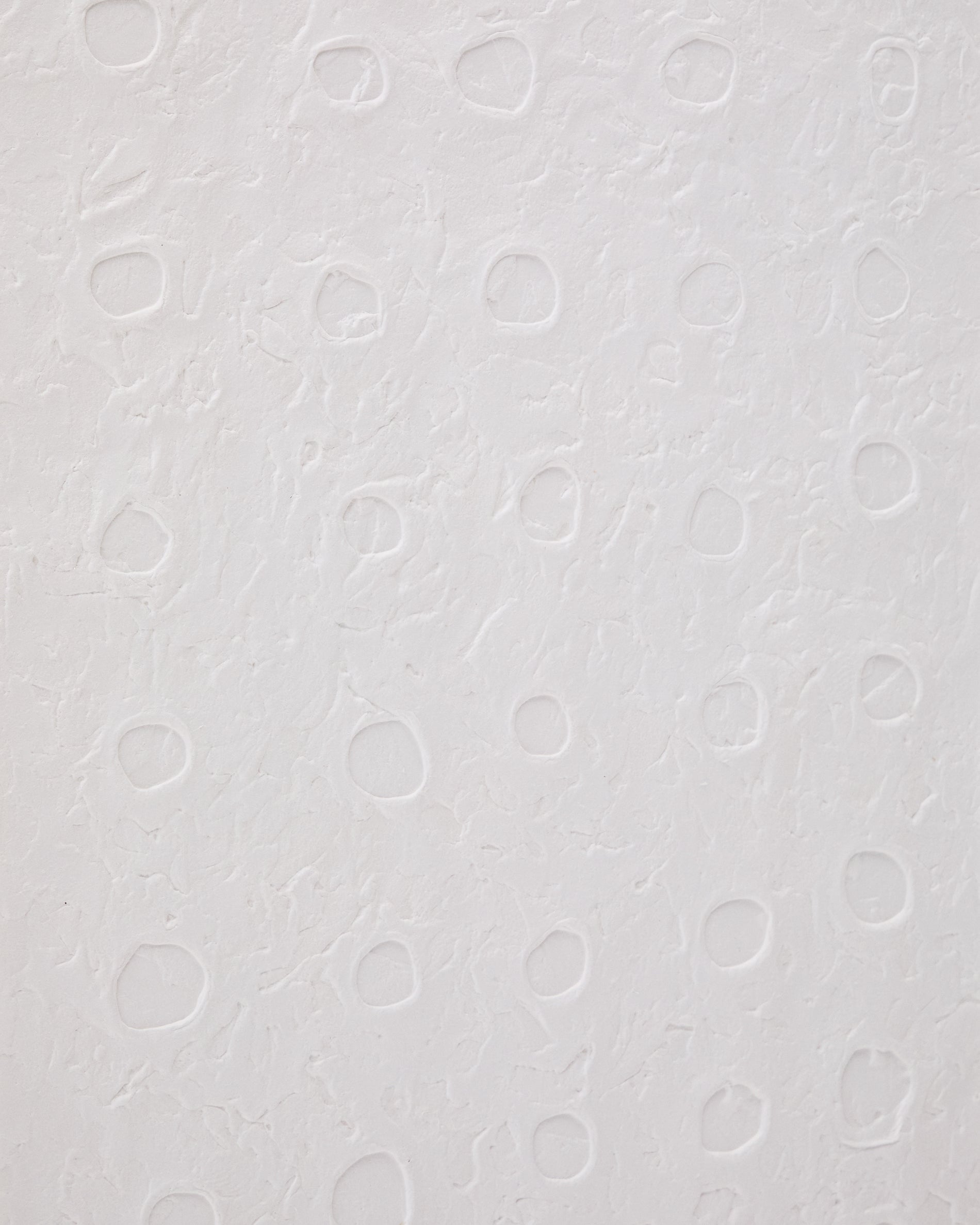 Olvin abstract picture on white recycled paper with hand-crafted reliefs 104 x 124cm - Detail