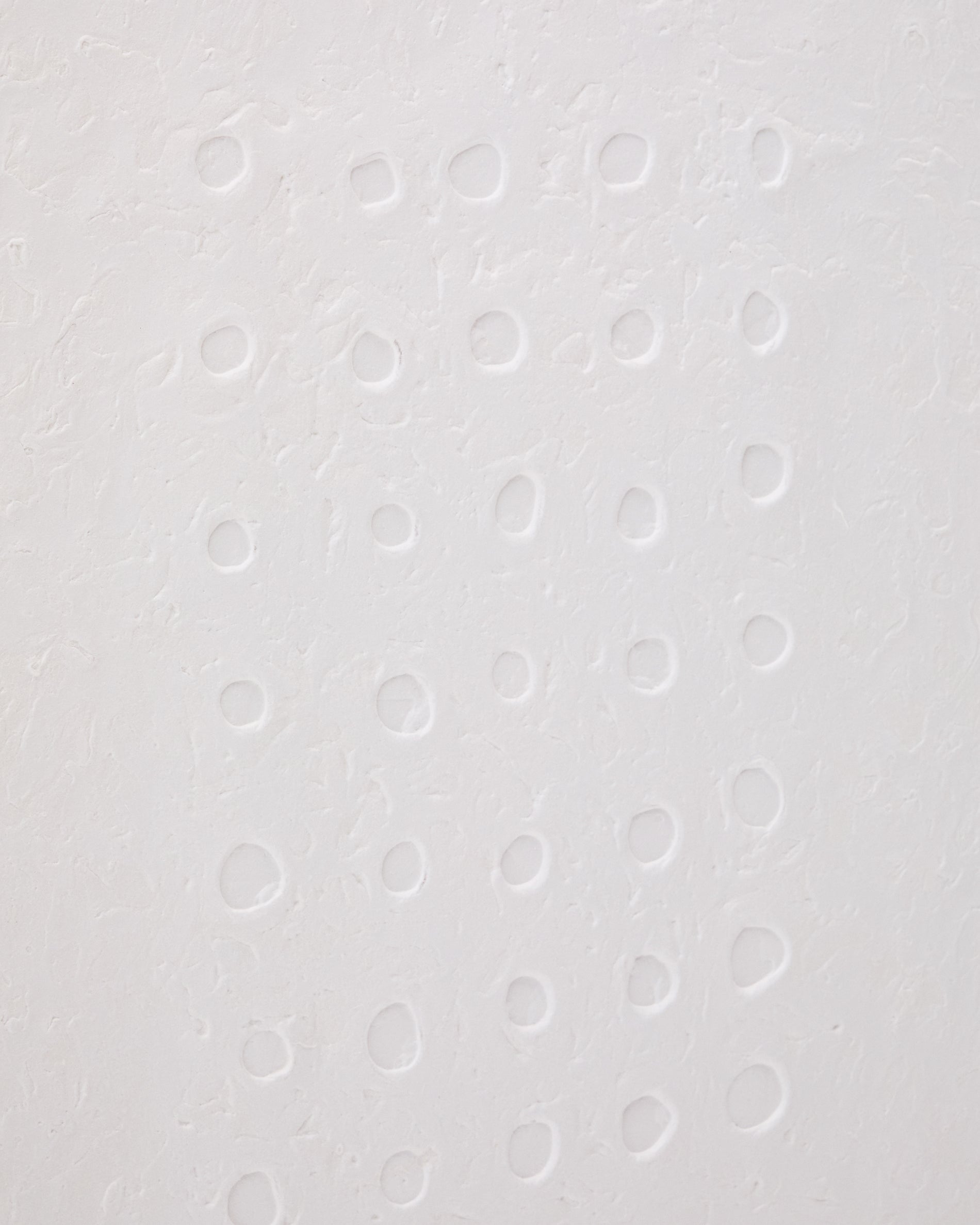 Olvin abstract picture on white recycled paper with hand-crafted reliefs 94 x 74 cm - Detail
