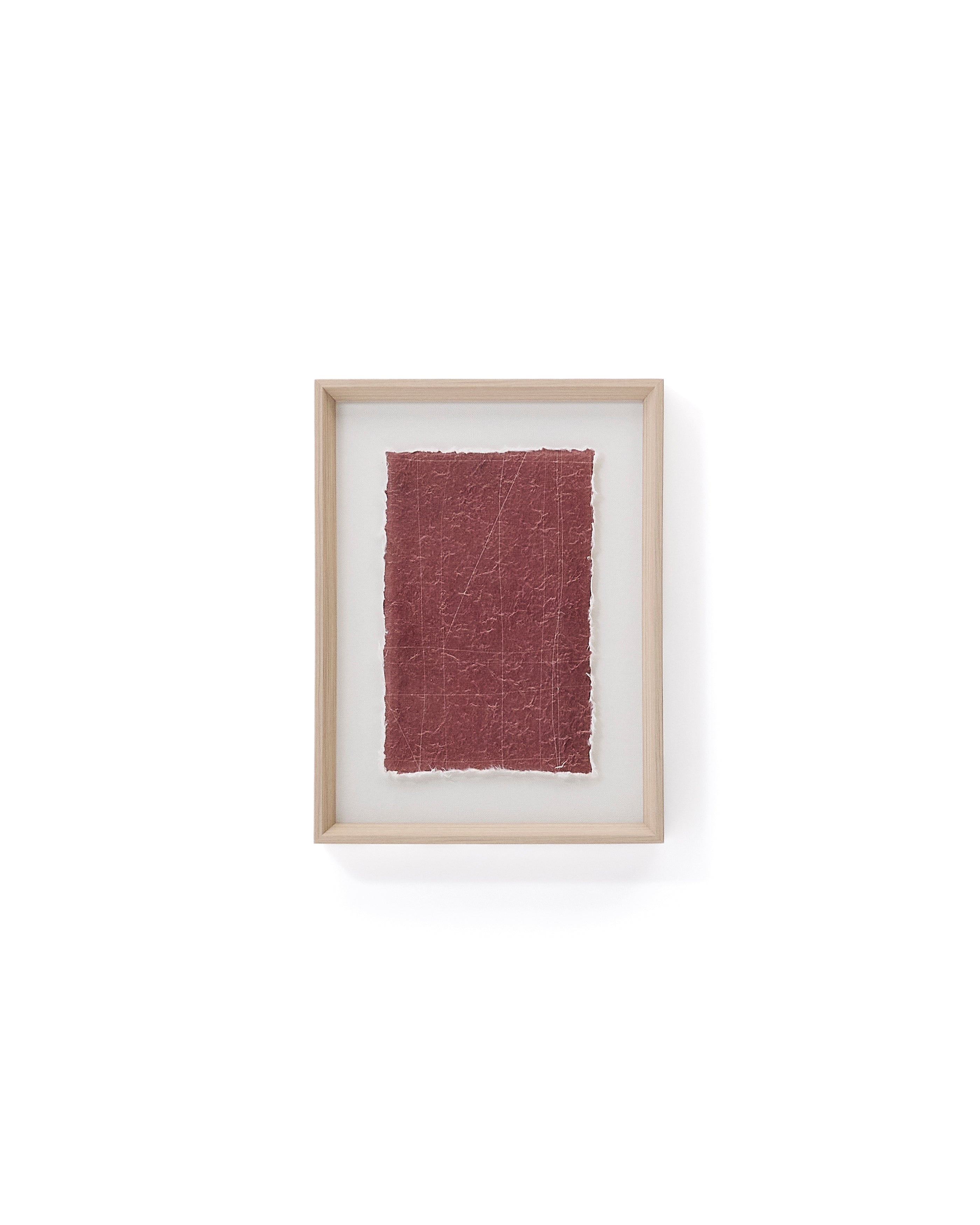 Durkan maroon picture on recycled paper 30 x 40cm - Product Image