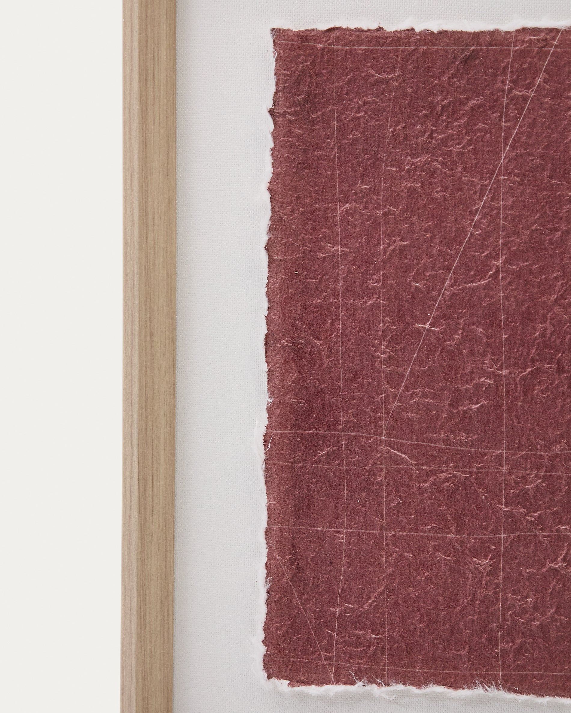 Durkan maroon picture on recycled paper 30 x 40cm - Detail