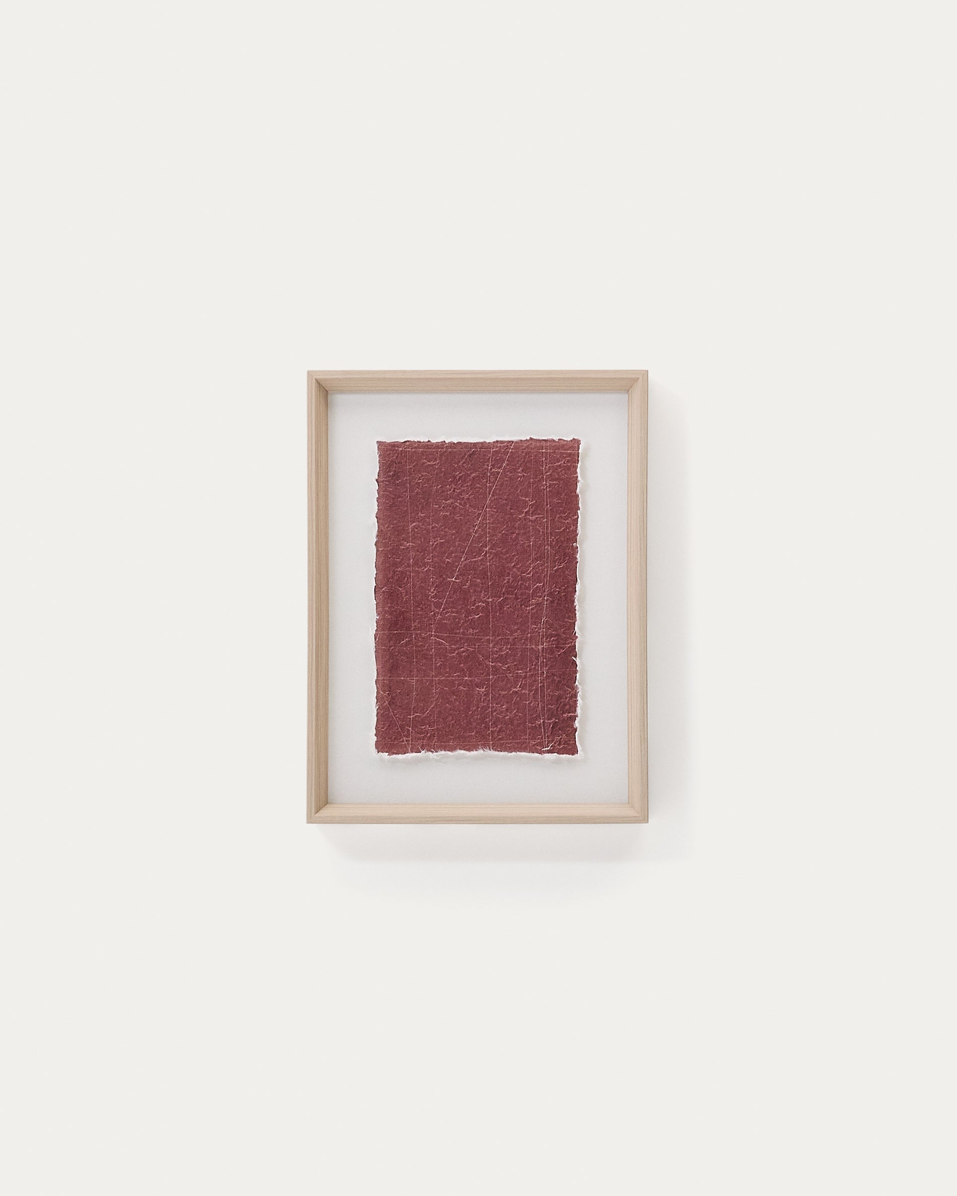 Durkan maroon picture on recycled paper 30 x 40cm - Product View