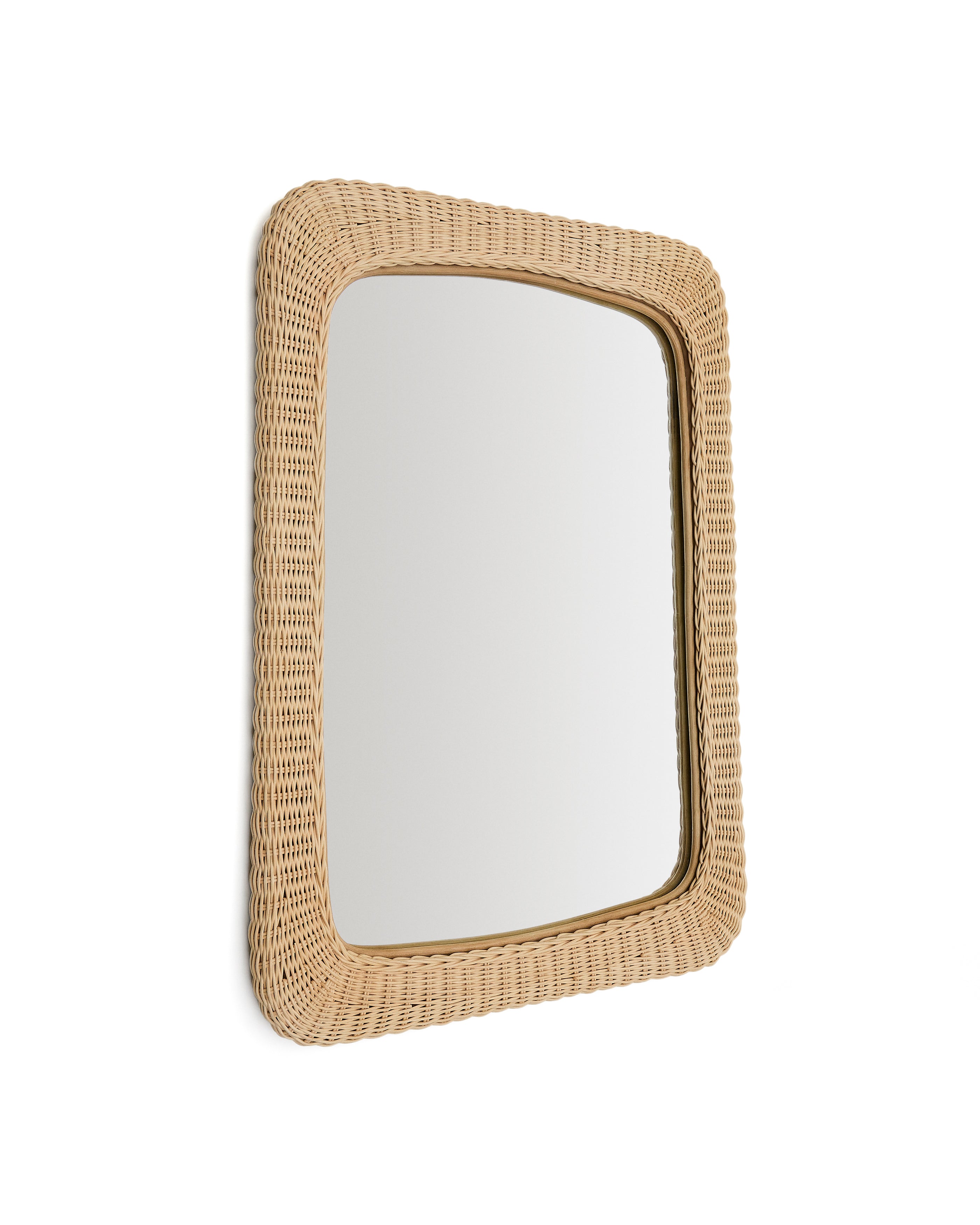 Zilna rattan mirror 58 x 79cm - Product Image