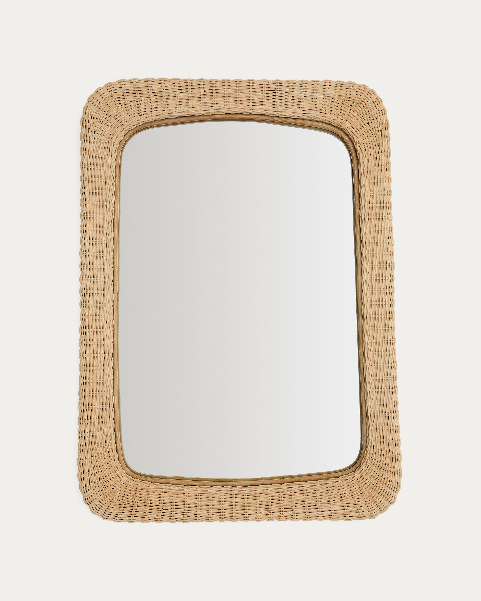 Zilna rattan mirror 58 x 79cm - Product View