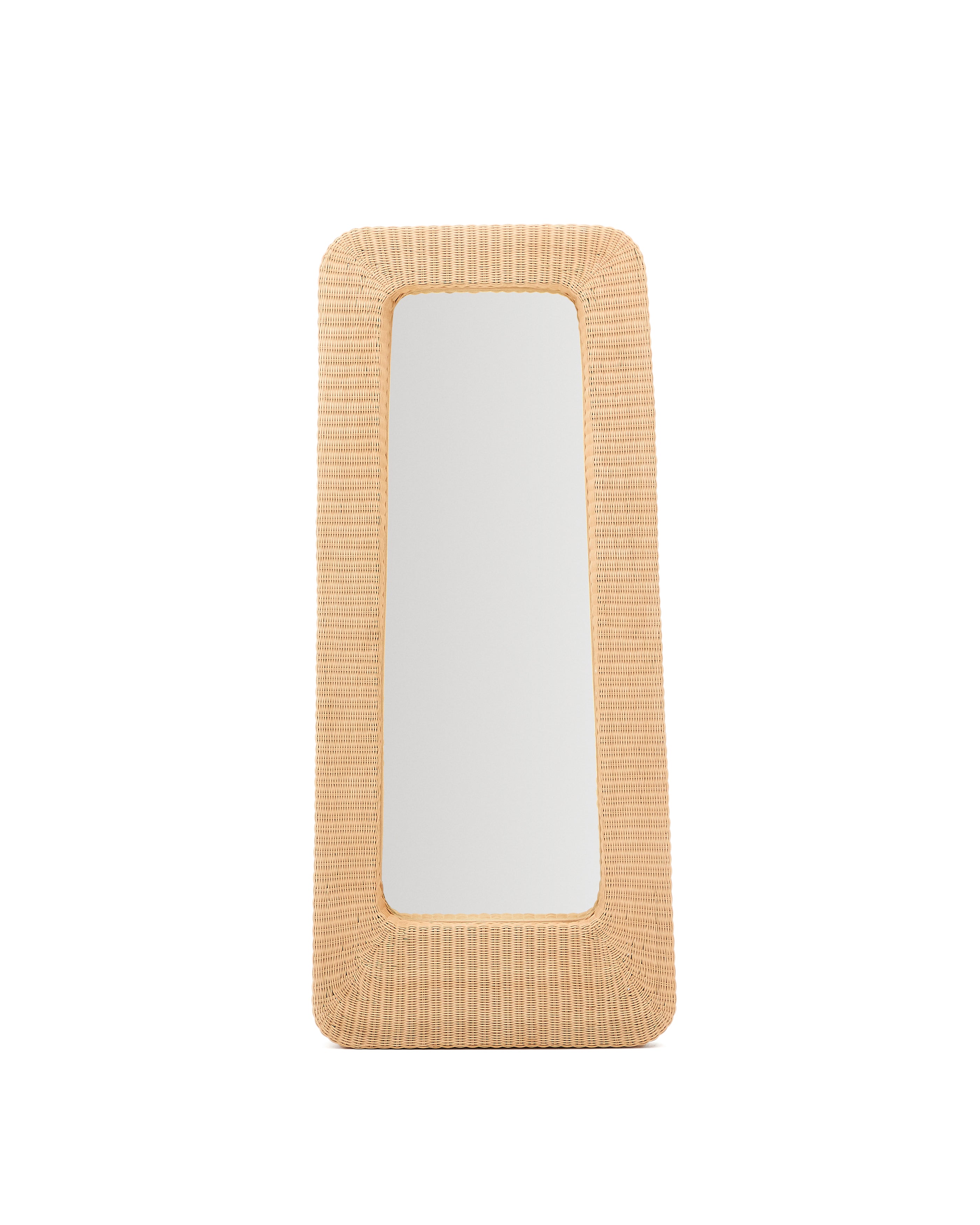 Zilna rattan mirror 58 x 120 cm - Product Image
