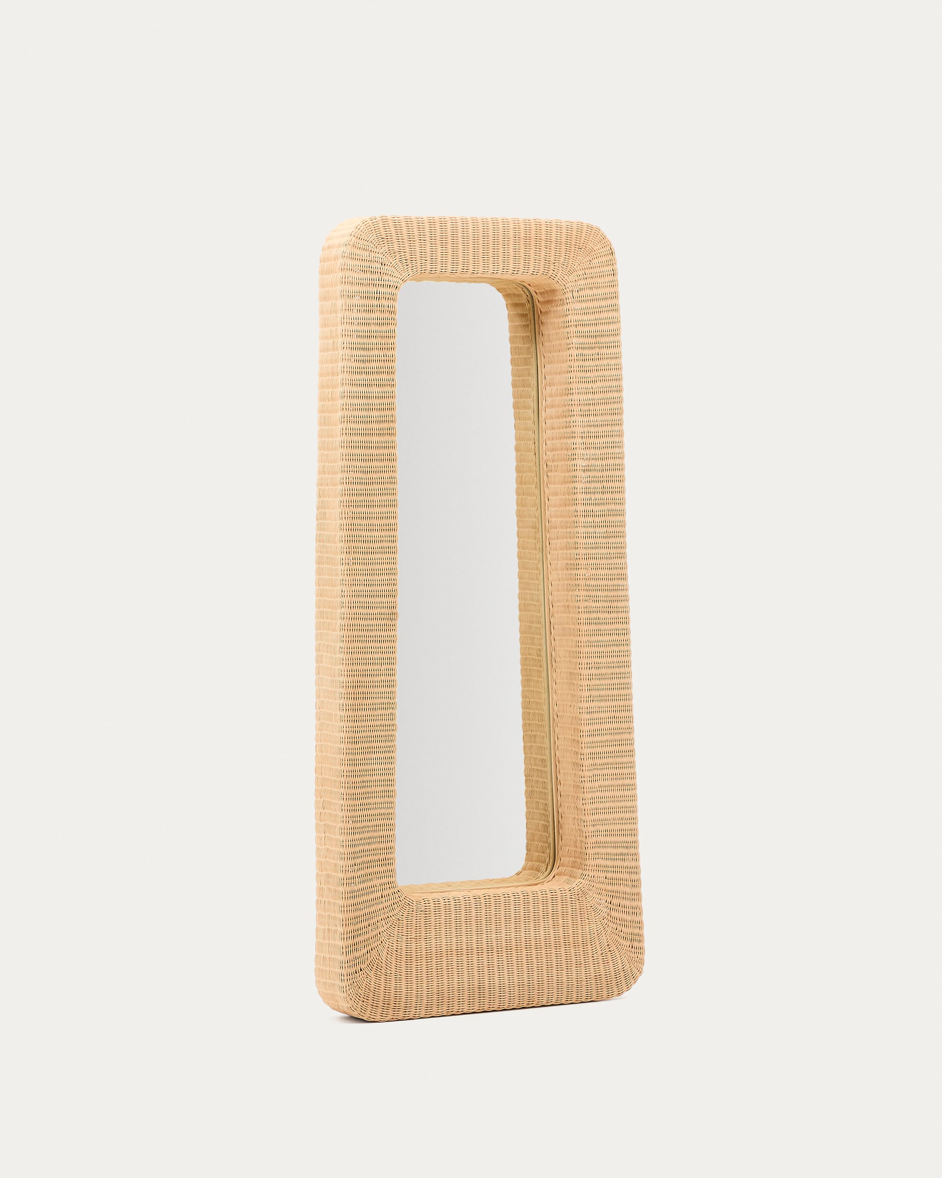 Zilna rattan mirror 58 x 120 cm - Product View
