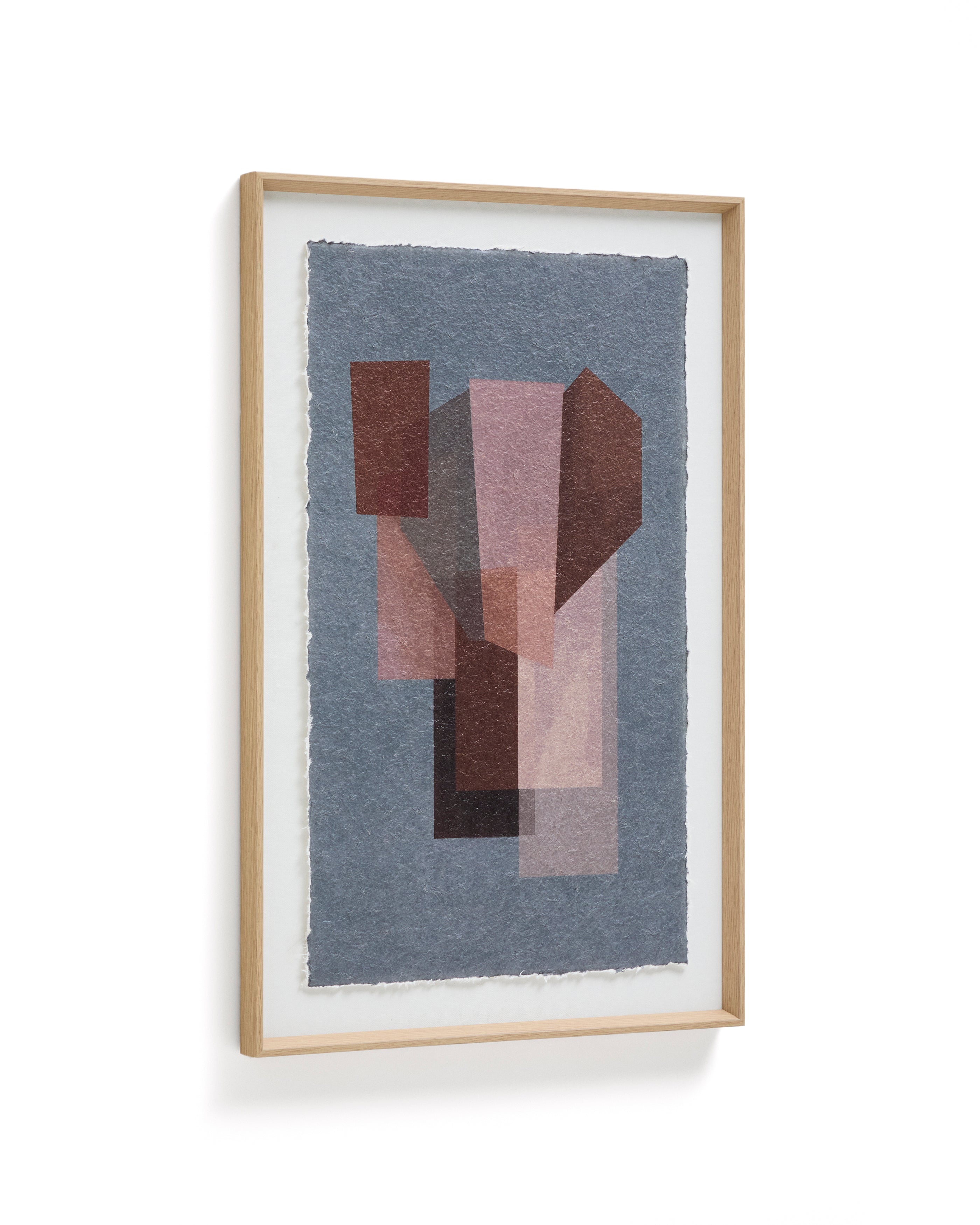 Veluni multicoloured recycled paper picture 60 x 90cm - Product Image