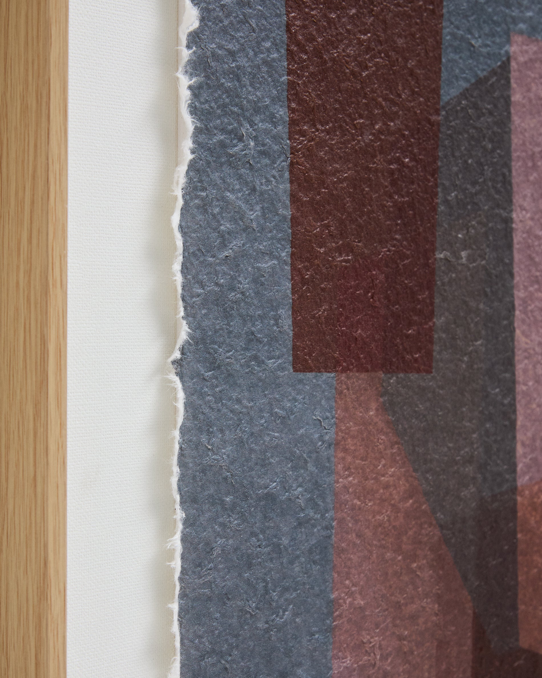 Veluni multicoloured recycled paper picture 60 x 90cm - Detail