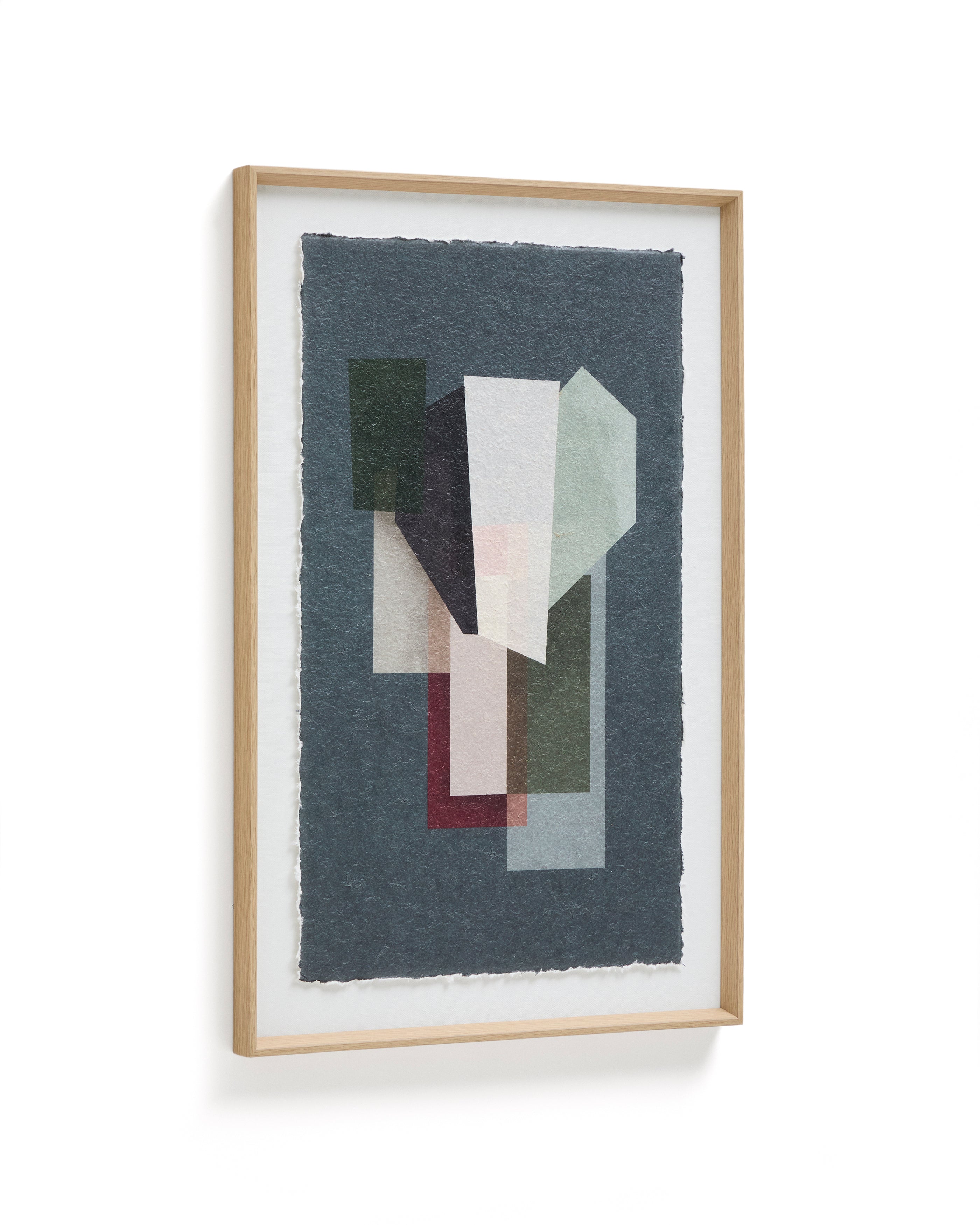 Veluni multicoloured recycled paper picture 60 x 90cm - Product Image