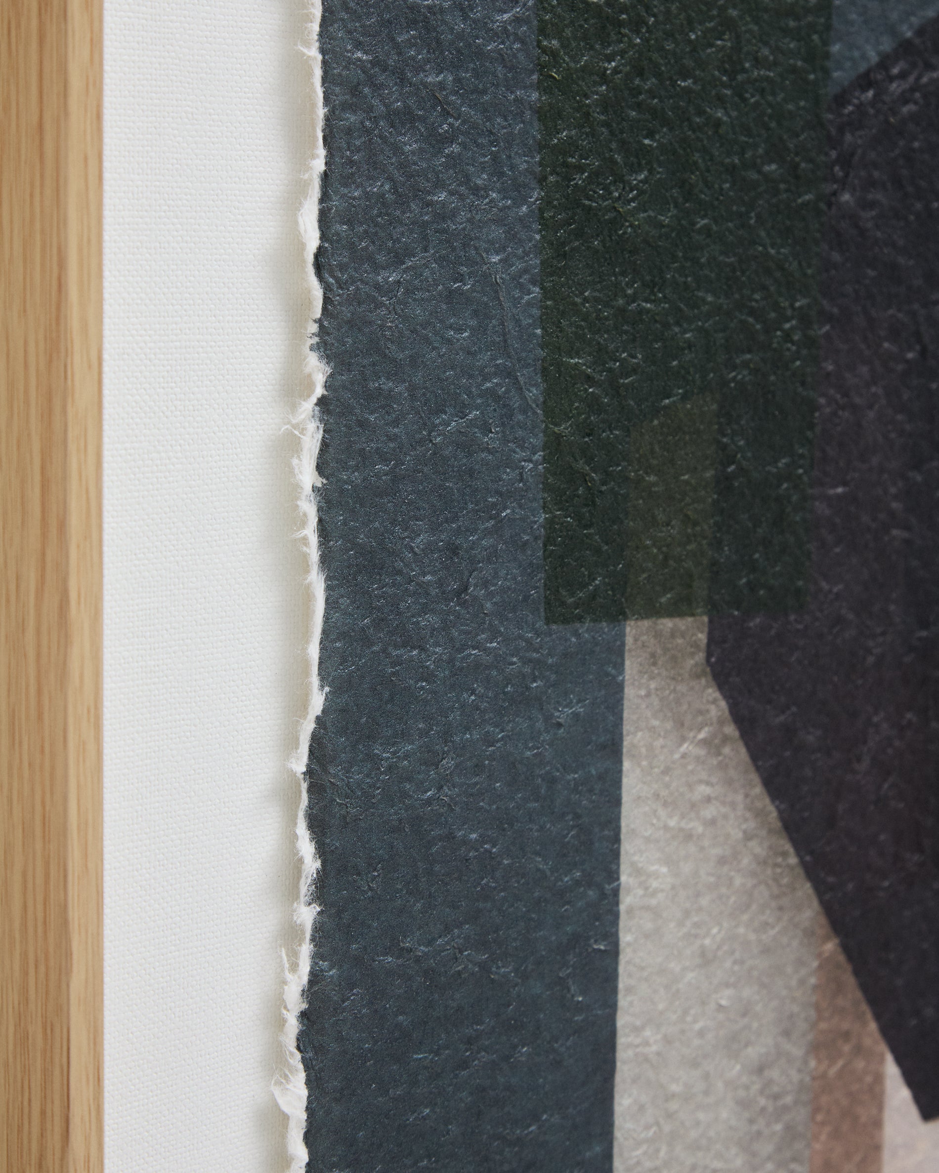 Veluni multicoloured recycled paper picture 60 x 90cm - Detail