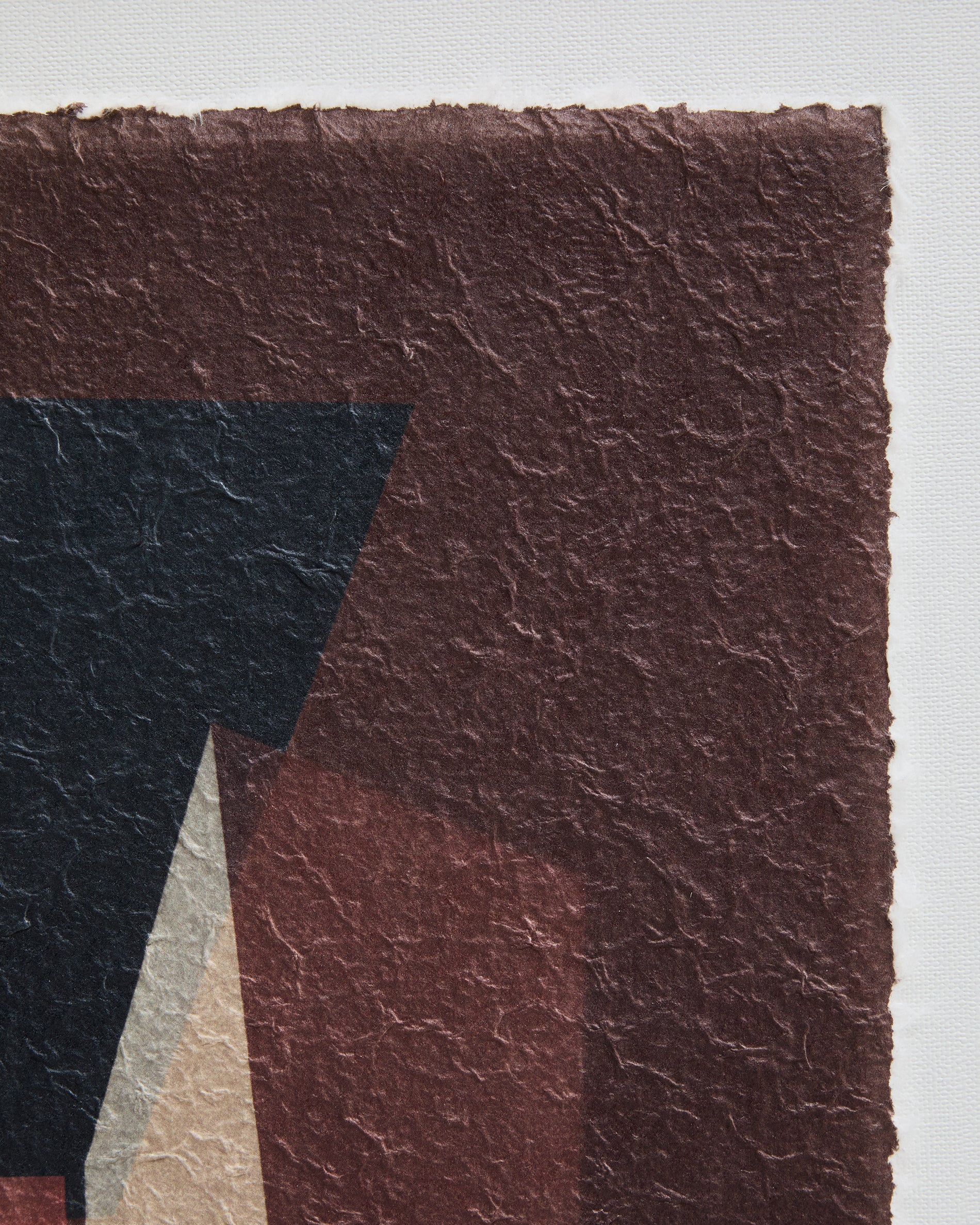 Veluni multicoloured recycled paper picture 60 x 60cm - Detail