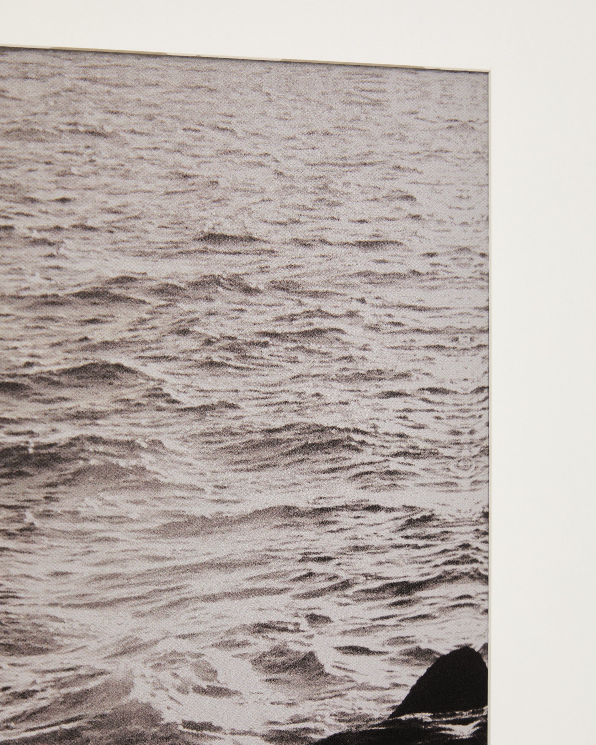 Zavira picture with photograph of waves 64 x 84cm - Detail