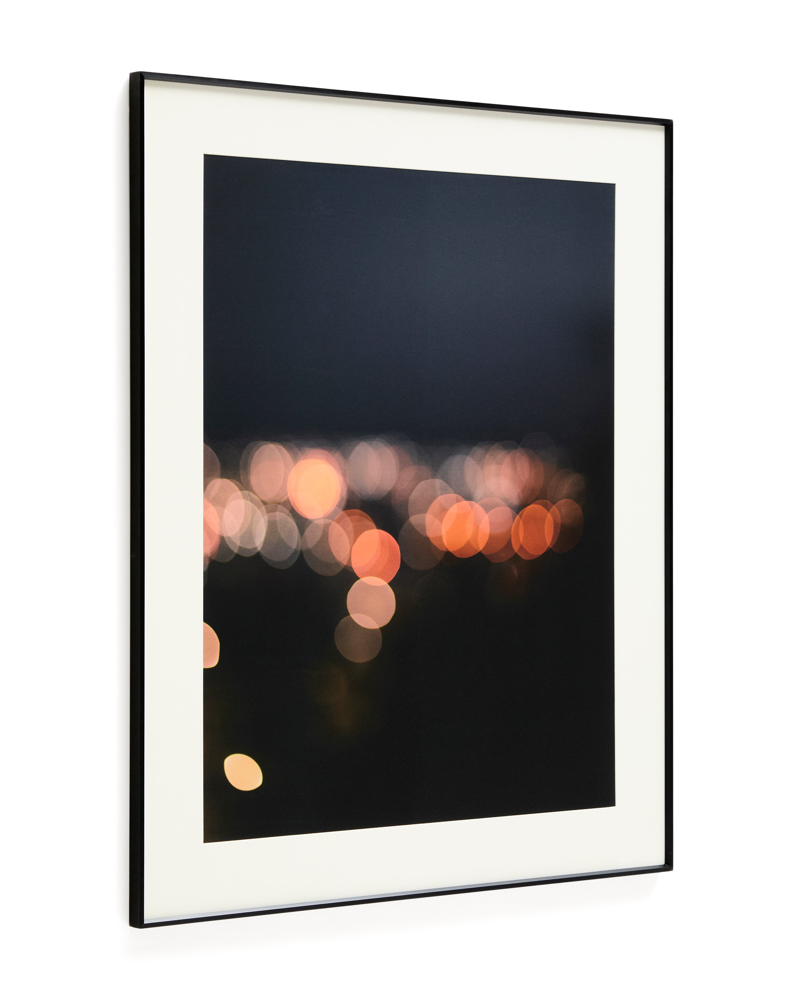 Zavira picture with photograph of Barcelona lights 80 x 100cm - Product Image