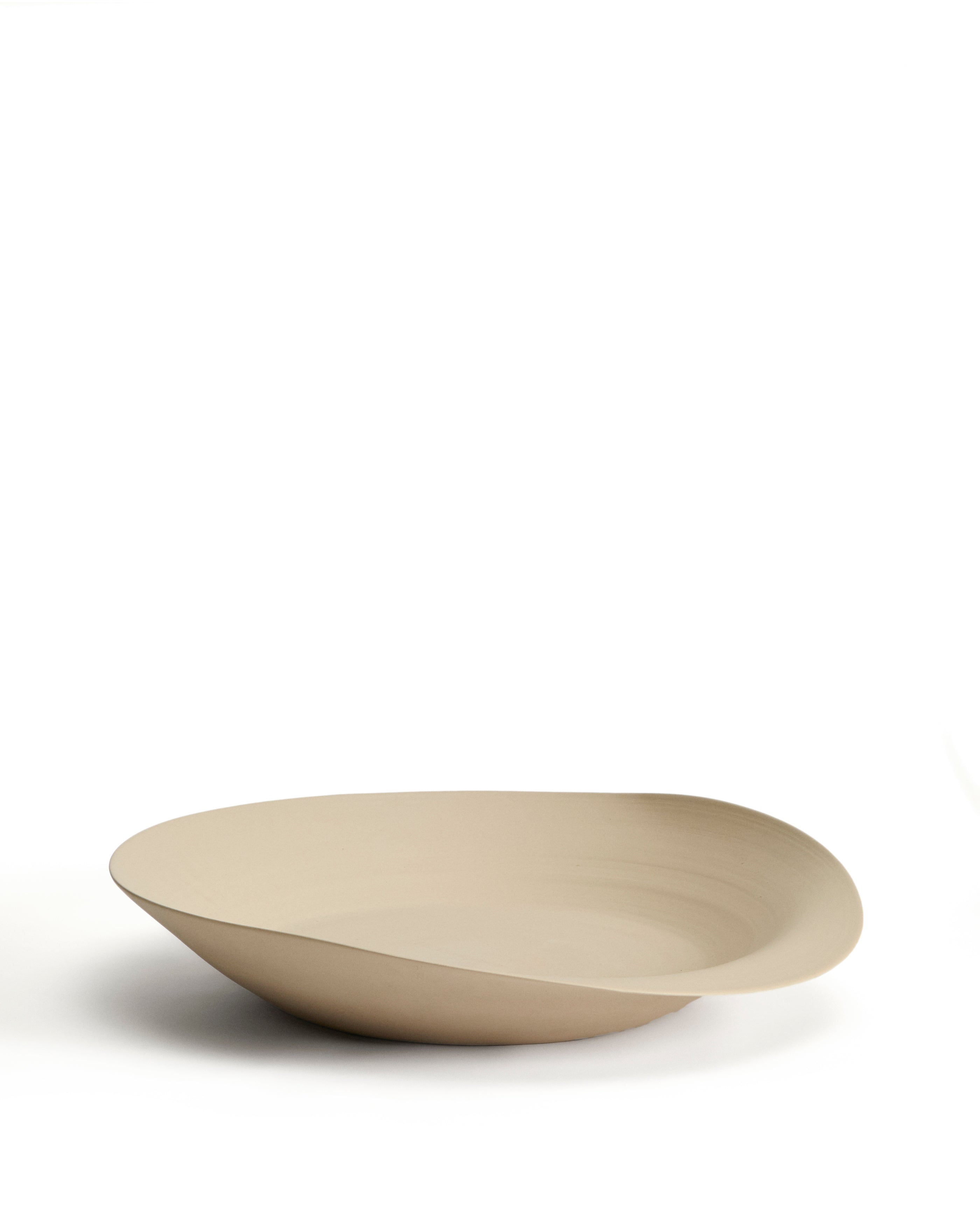 Ebenor beige ceramic centerpiece Ø 53 cm - Product Image