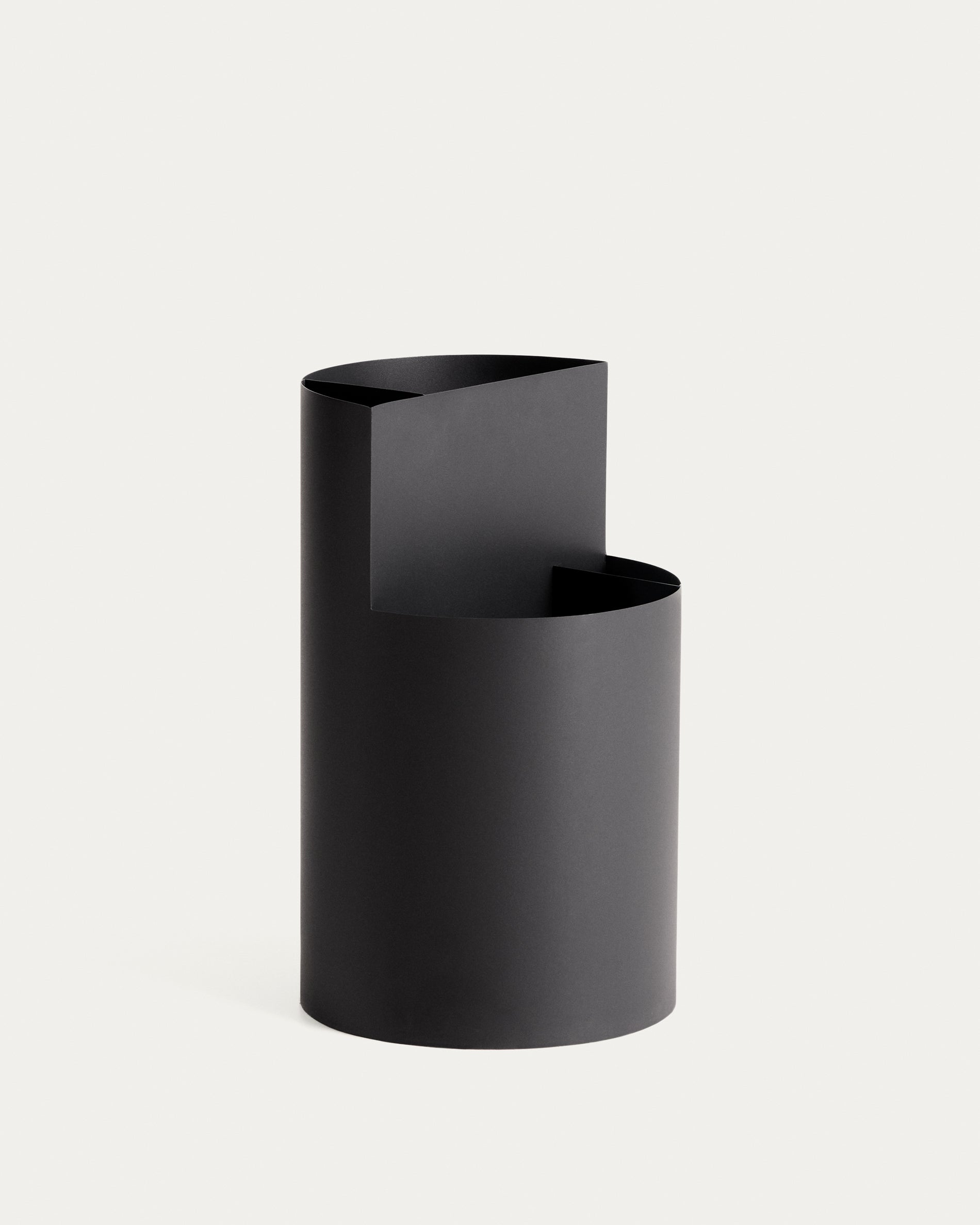 Atin dark grey metal large umbrella stand - Product View
