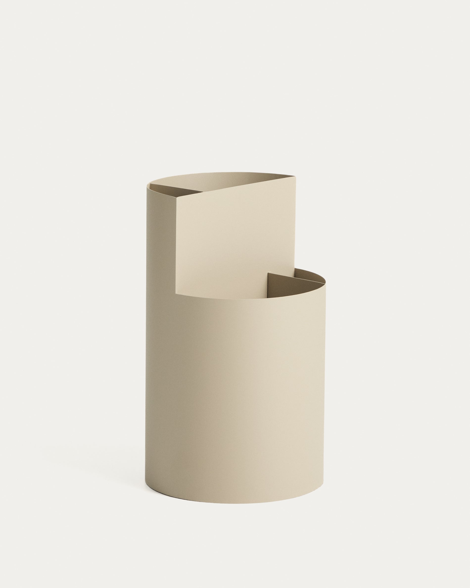 Atin beige metal large umbrella stand - Product View