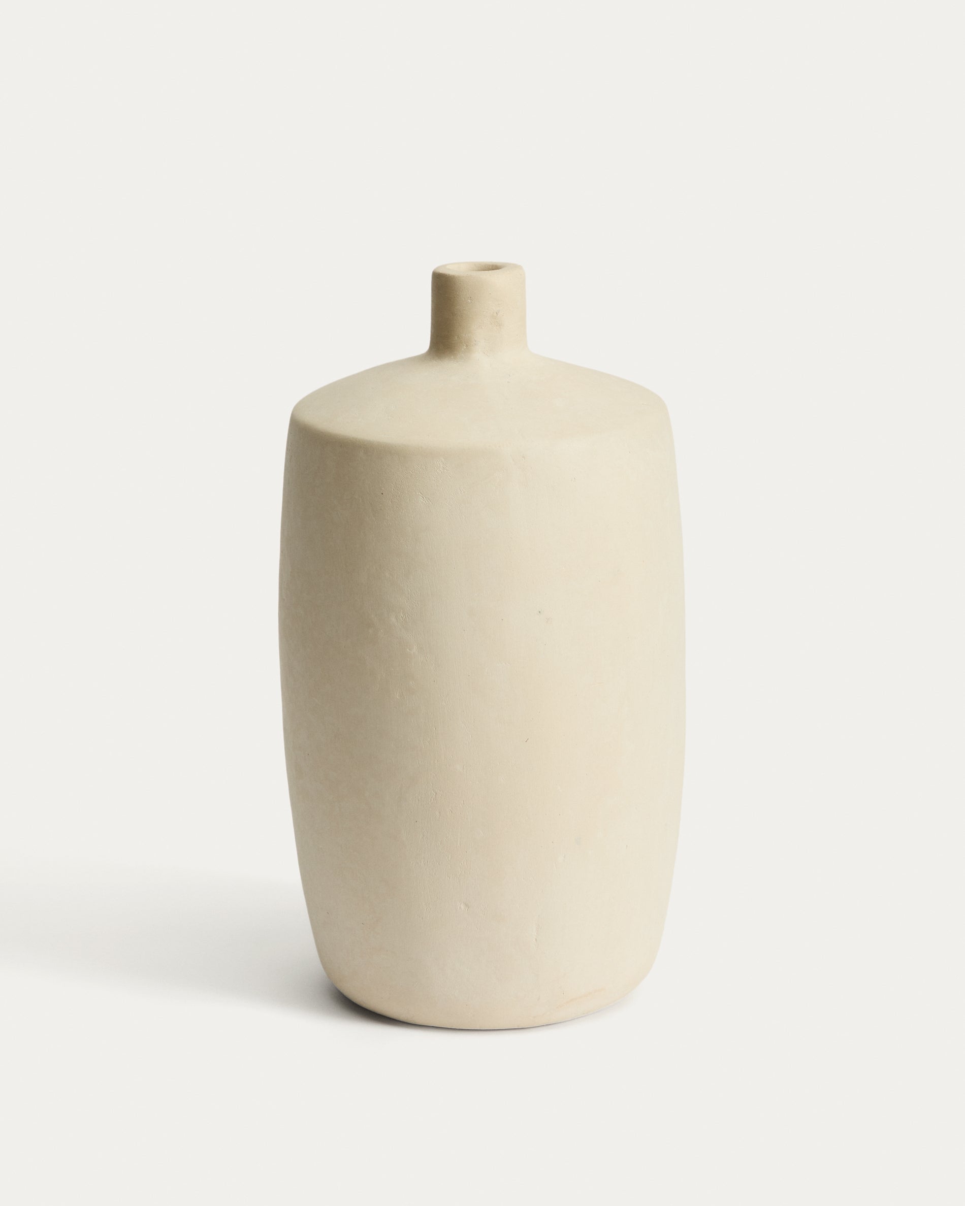 Mireni papier-mâché vase beige Ø 39 cm - Product View
