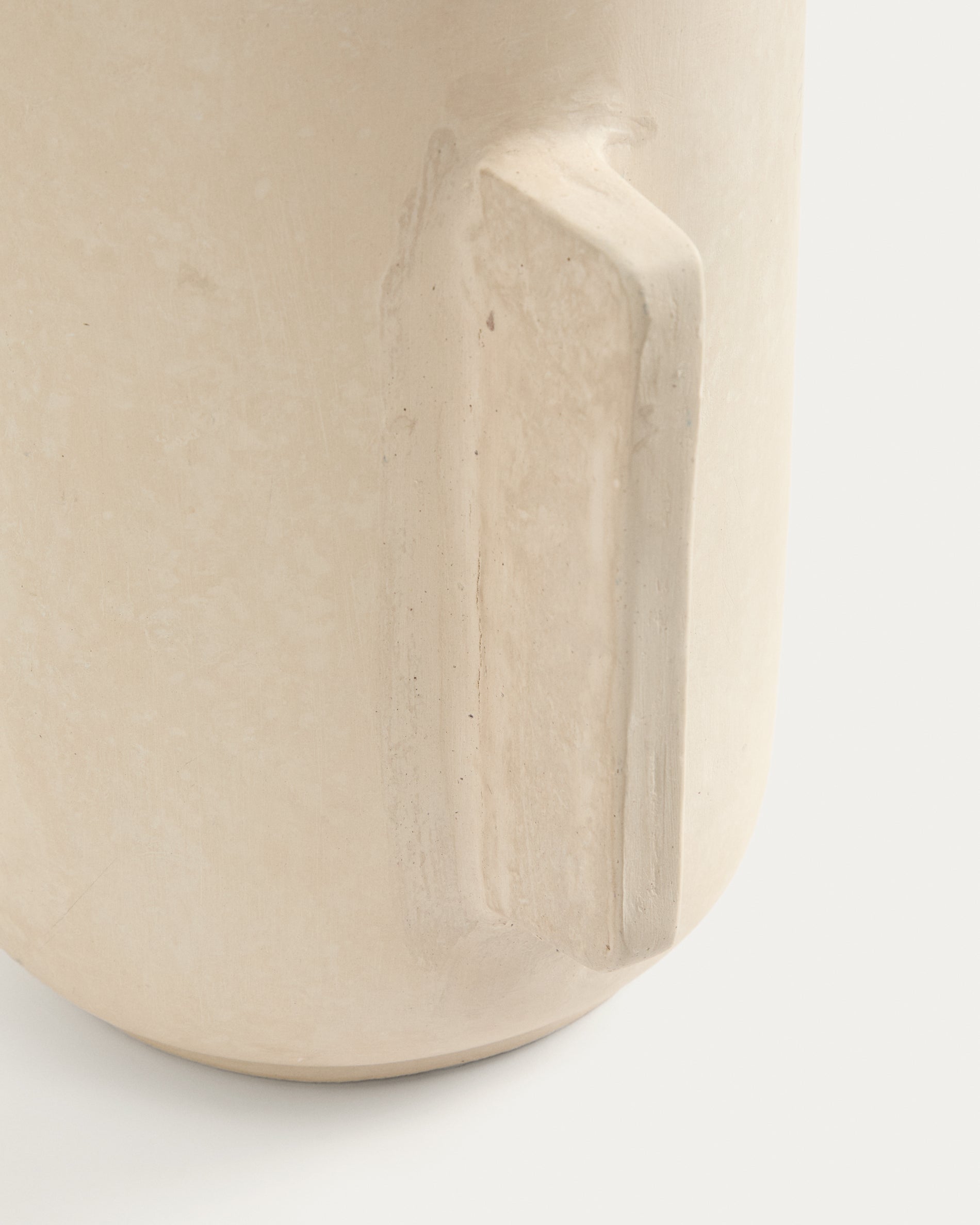 Mireni papier-mâché vase beige 38 cm - Detail
