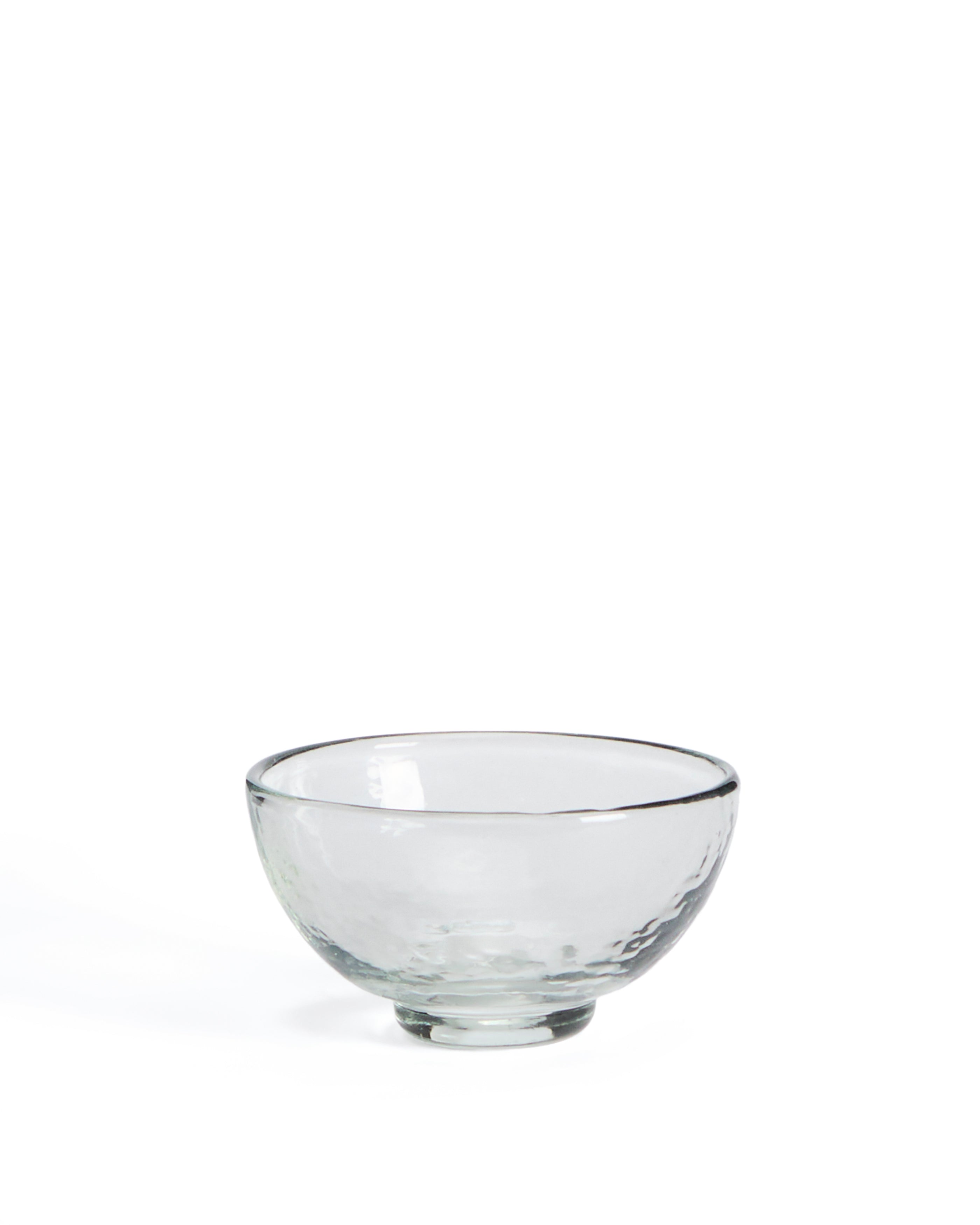 Sileia small bowl made of transparent recycled glass - Product Image