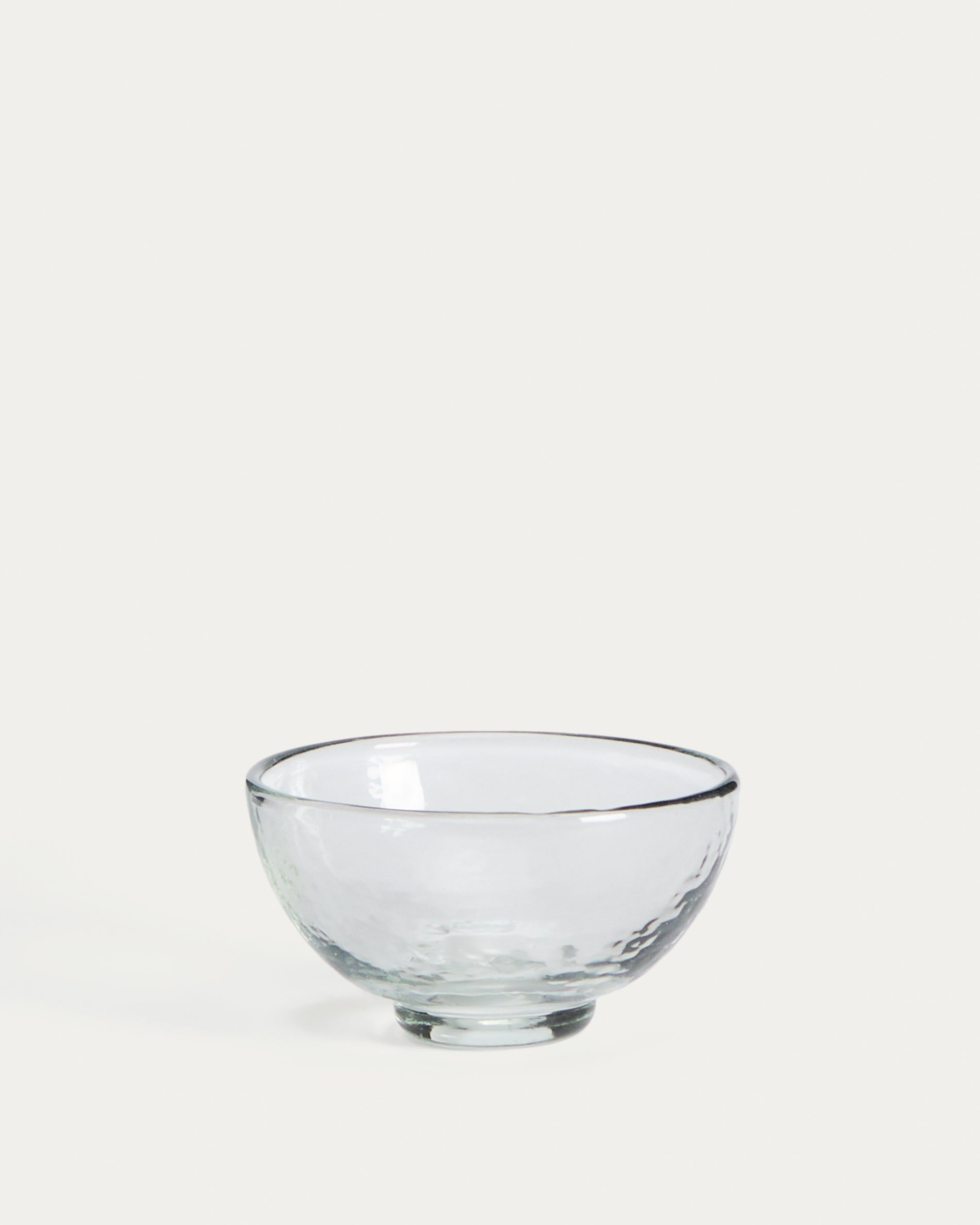 Sileia small bowl made of transparent recycled glass - Product View