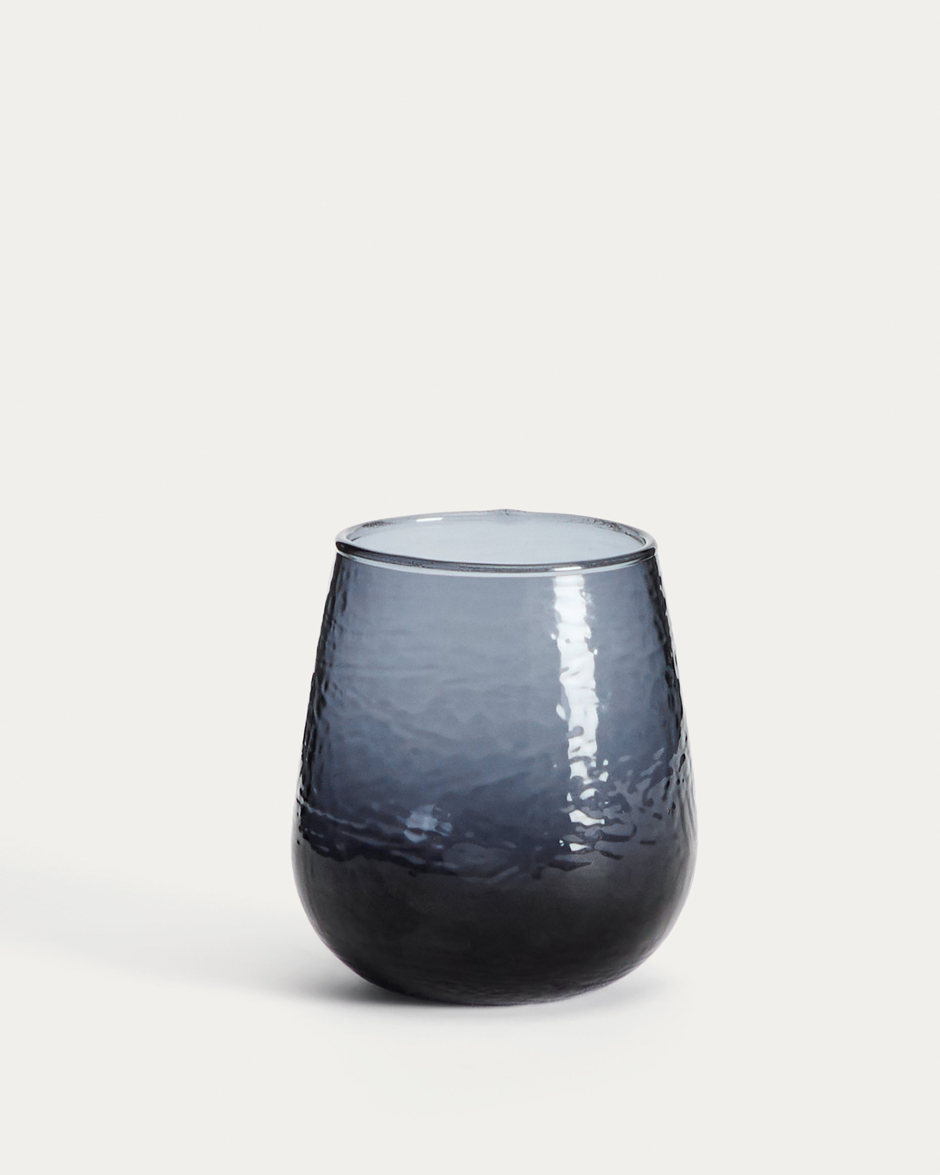 Sileia cup made of blue recycled glass - Product View