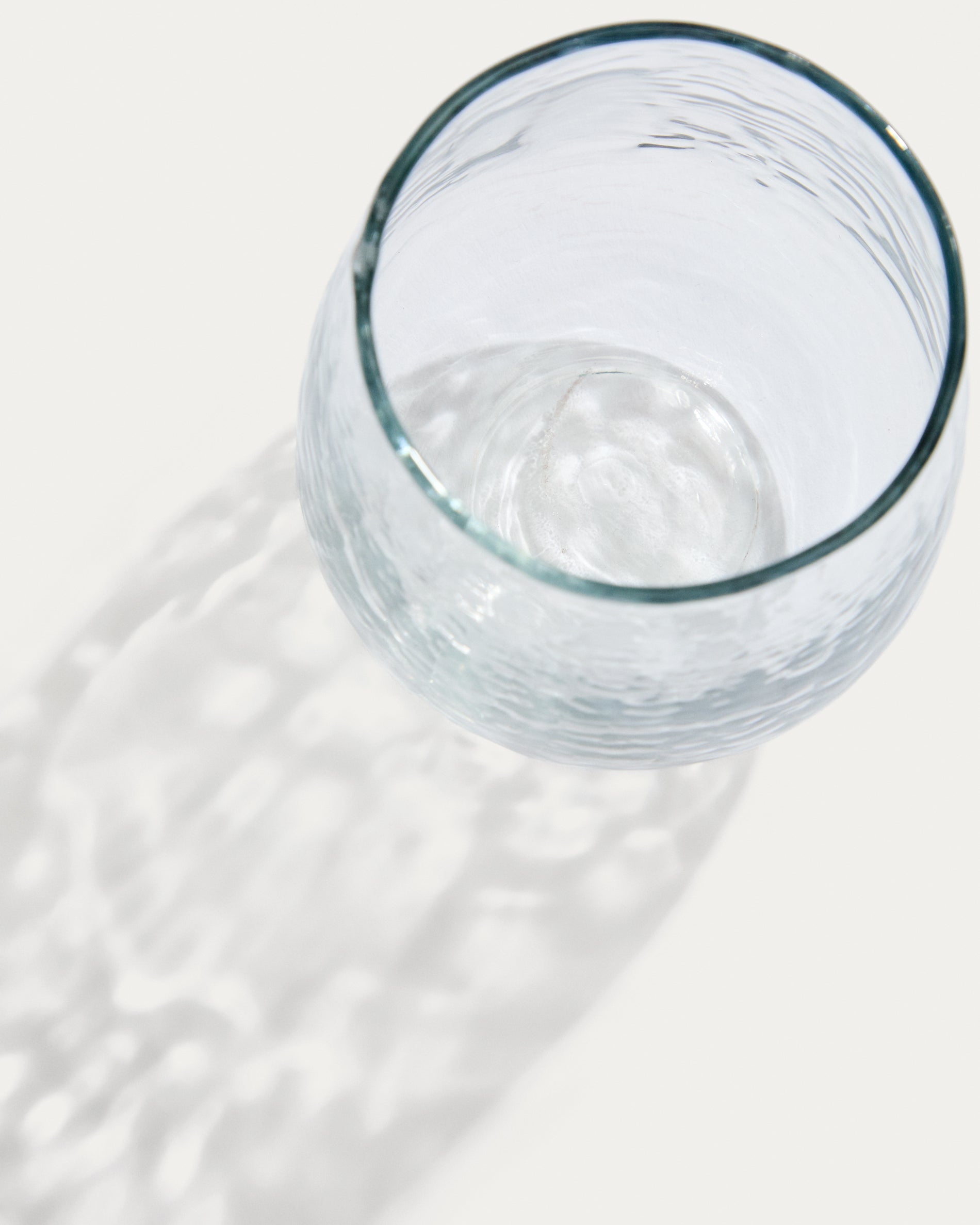 Sileia cup made of transparent recycled glass - Detail
