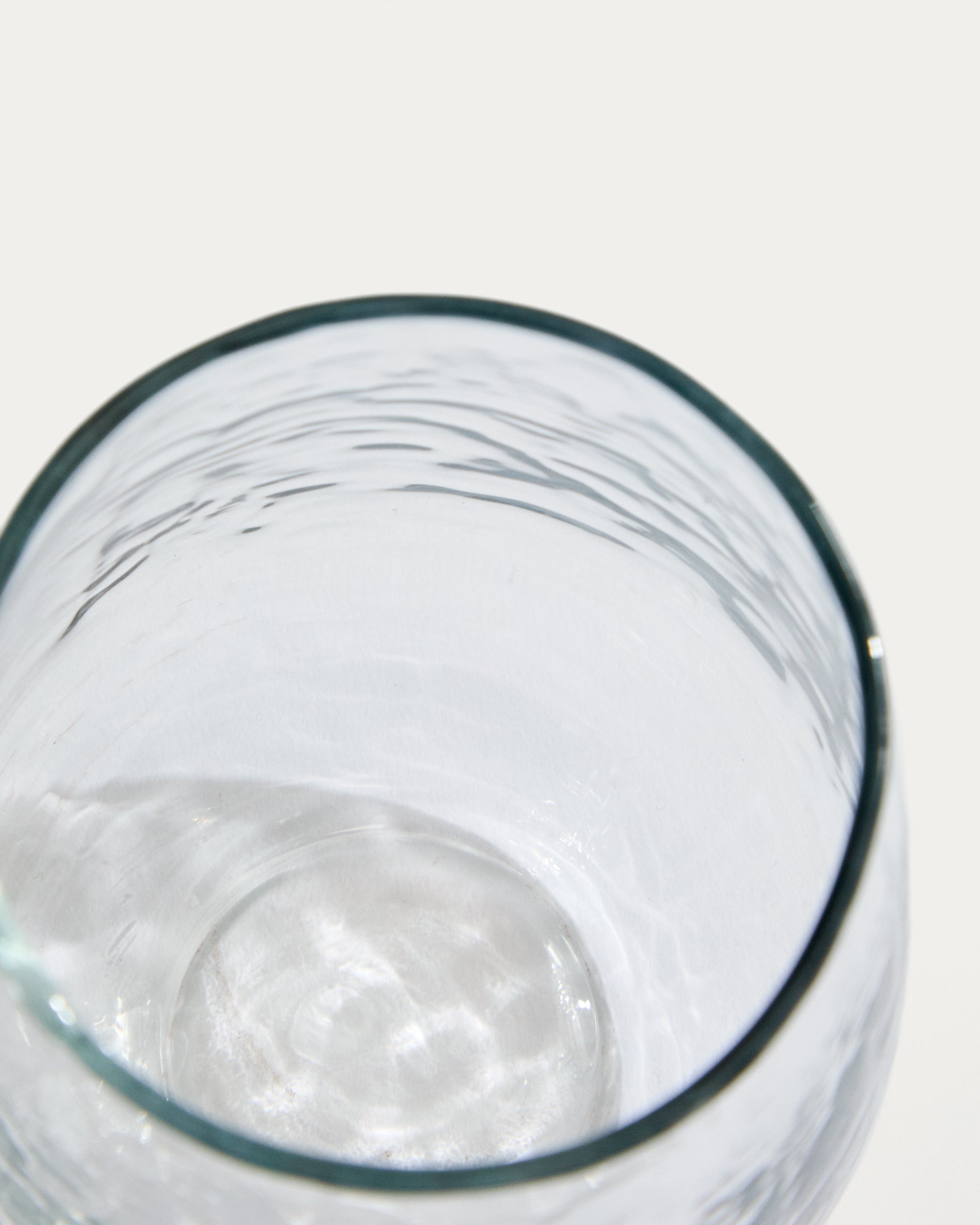 Sileia cup made of transparent recycled glass - Detail