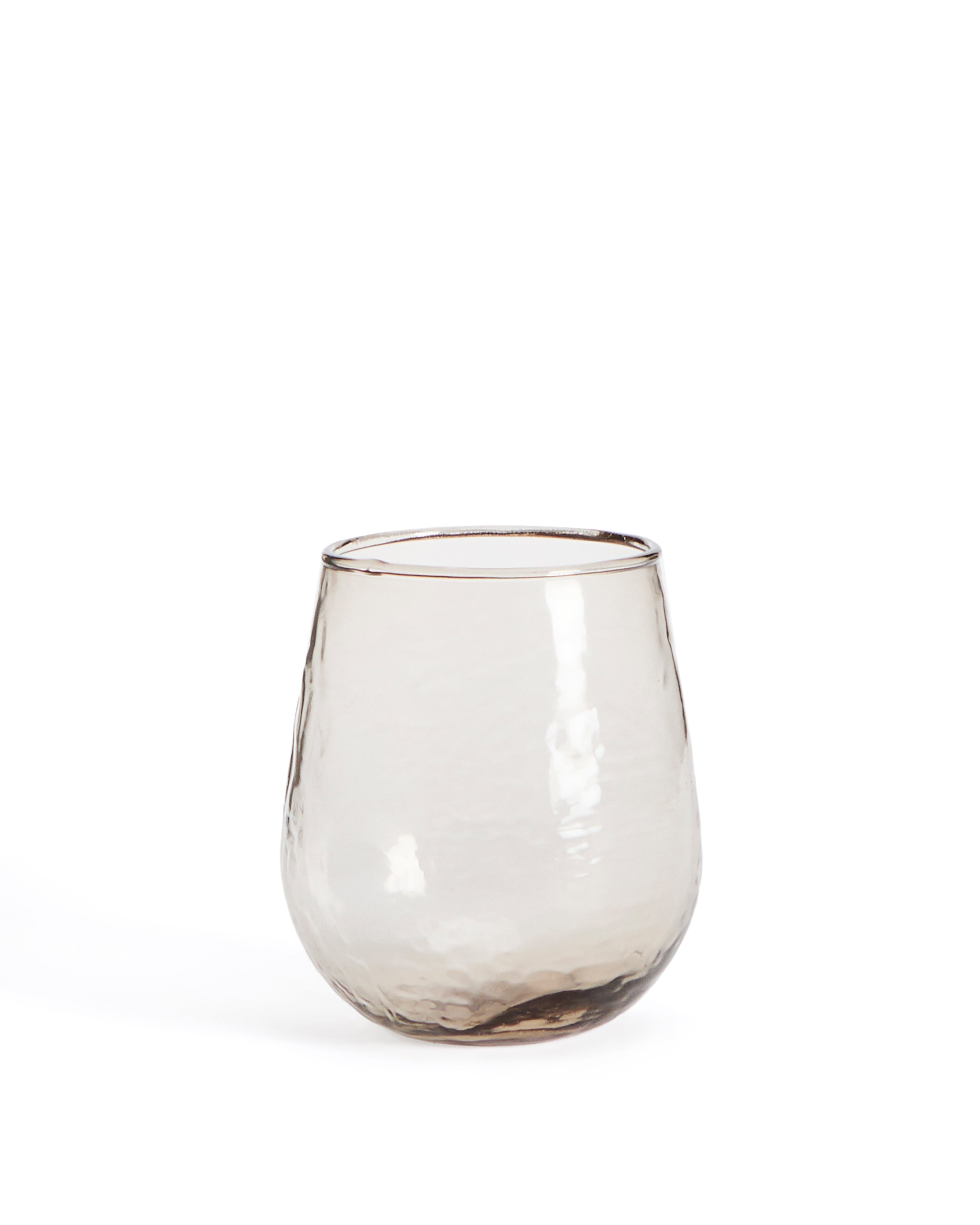 Sileia cup made of brown recycled glass - Product Image