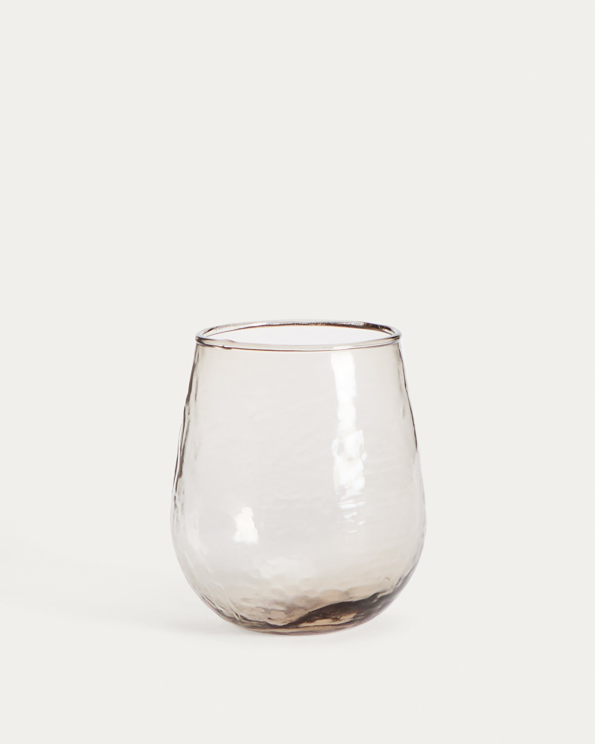 Sileia cup made of brown recycled glass - Product View