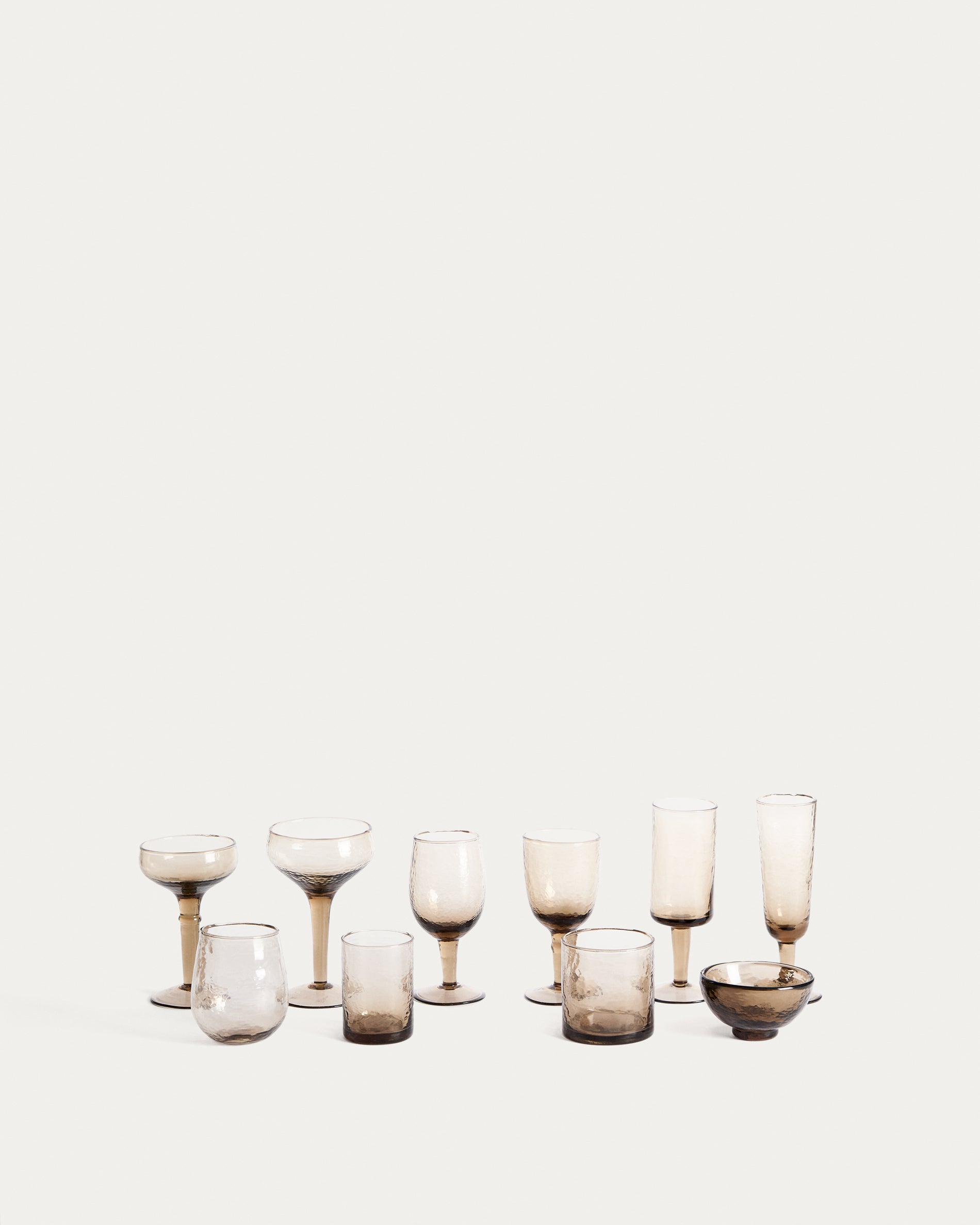 Obila cup made of brown recycled glass - Product View