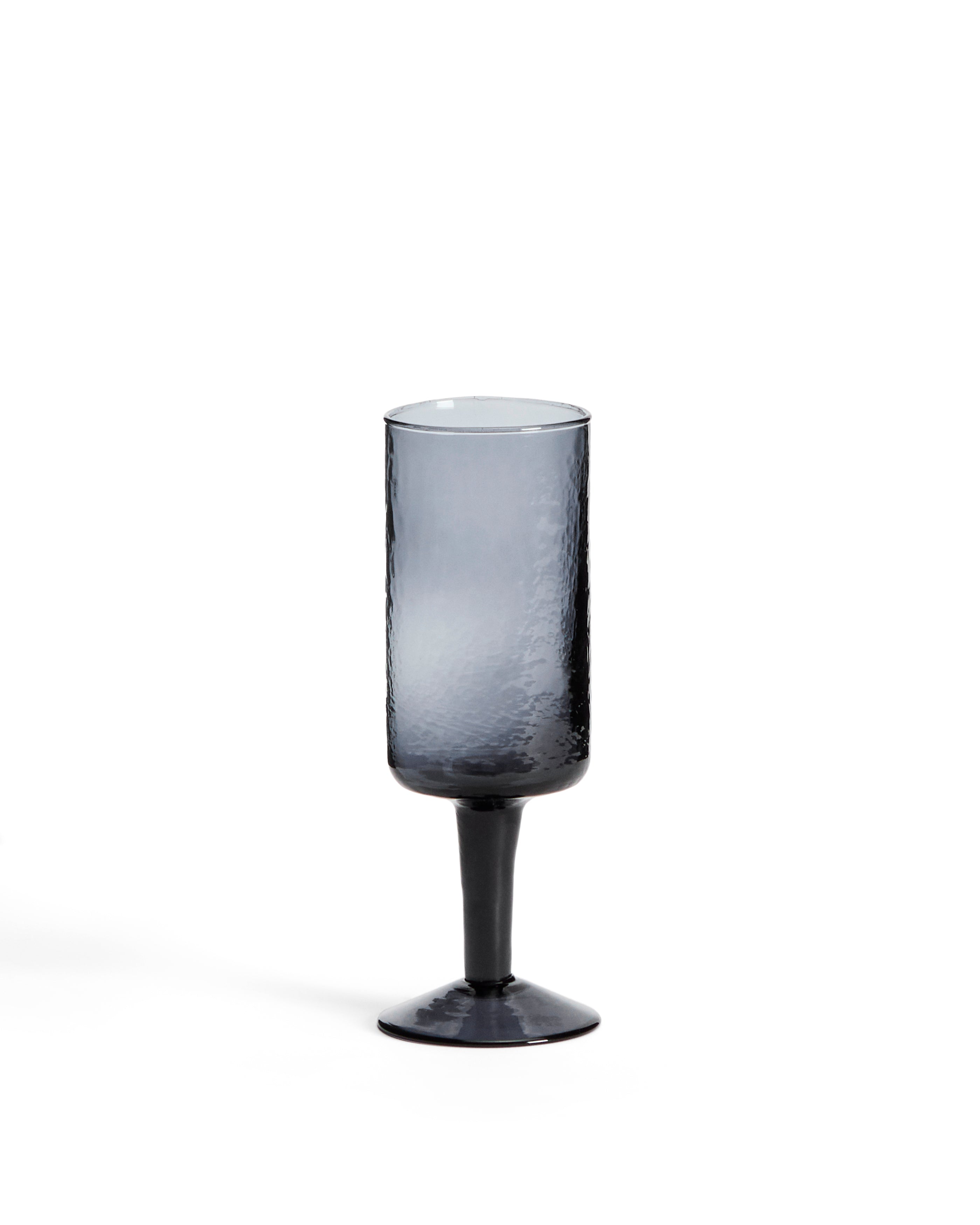 Obila wine glass made of blue recycled glass - Product Image