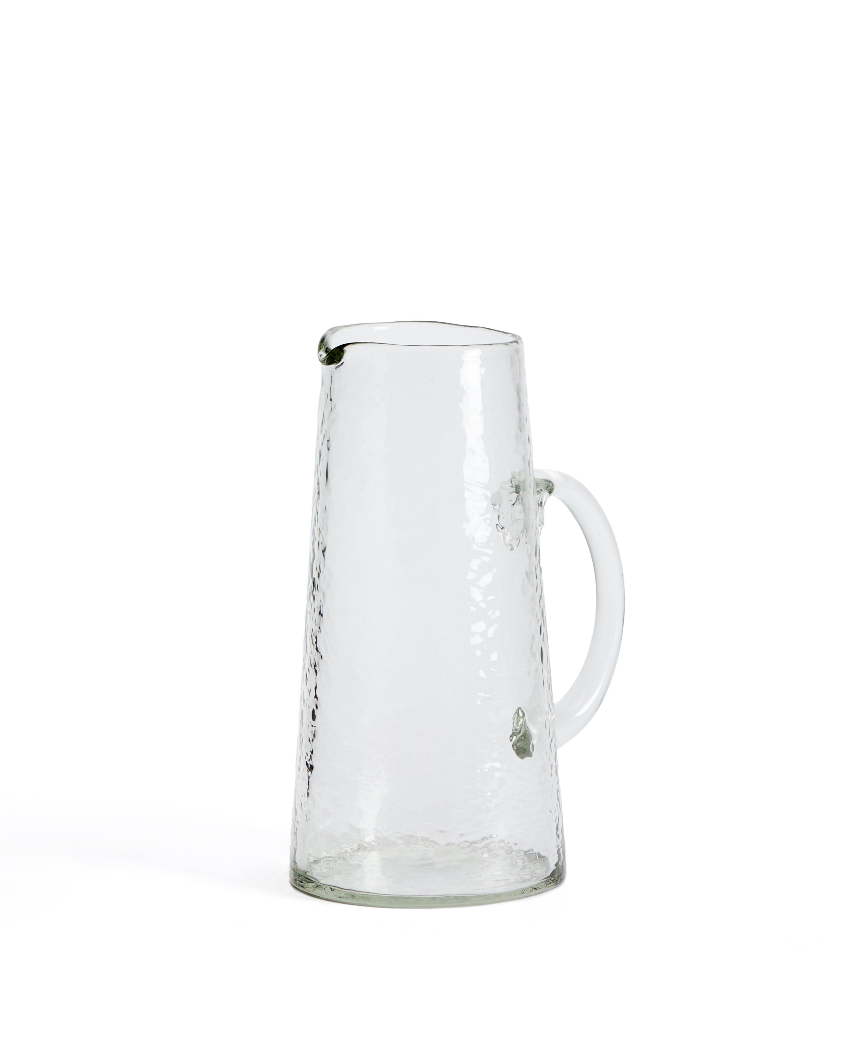 Obila transparent recycled glass jug - Product Image